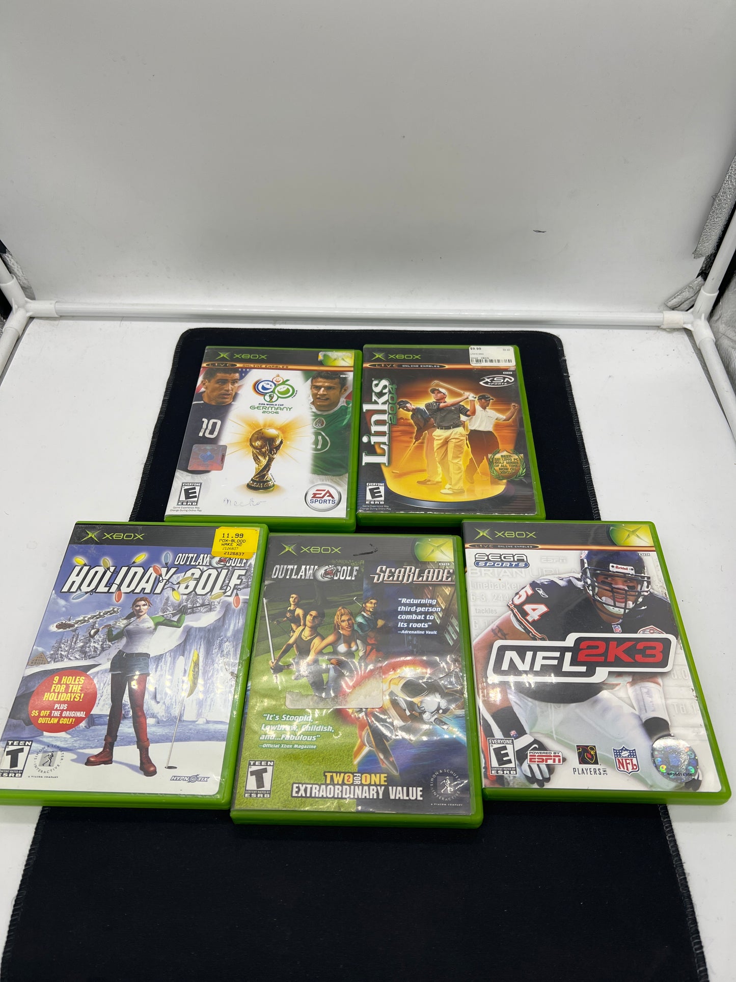 Auction Lot 150: XBOX Video Game Lot of 5 Assorted Sports Titles CIB