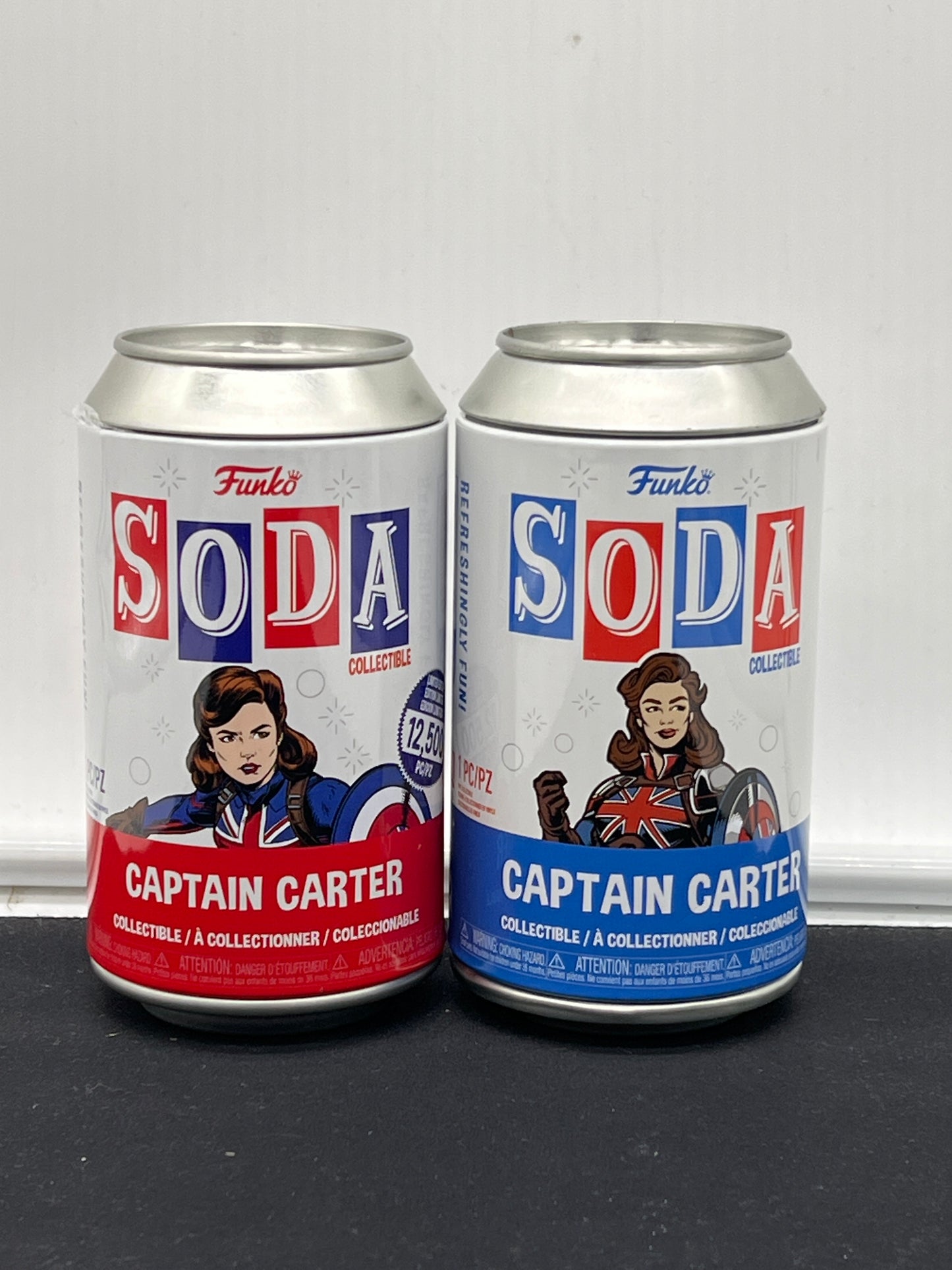 Auction Lot 26: Funko Soda Lot of 2 Captain Carters