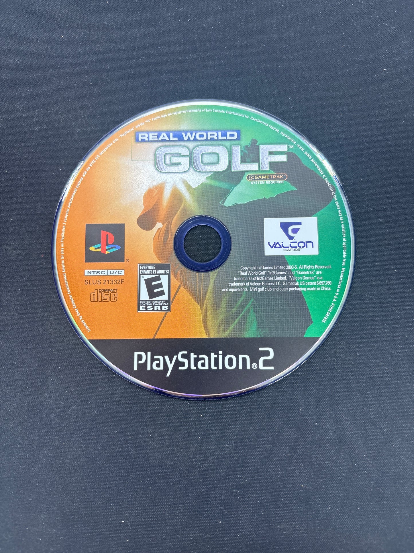 Auction Lot 139: PlayStation 2 Video Game Real World Golf Loose