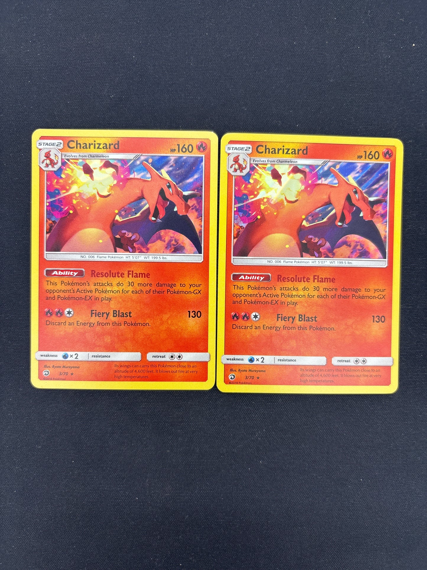 Auction Lot 51: Pokemon Cards Lot of 2 Charizard Dragon Majesty Conditions Vary