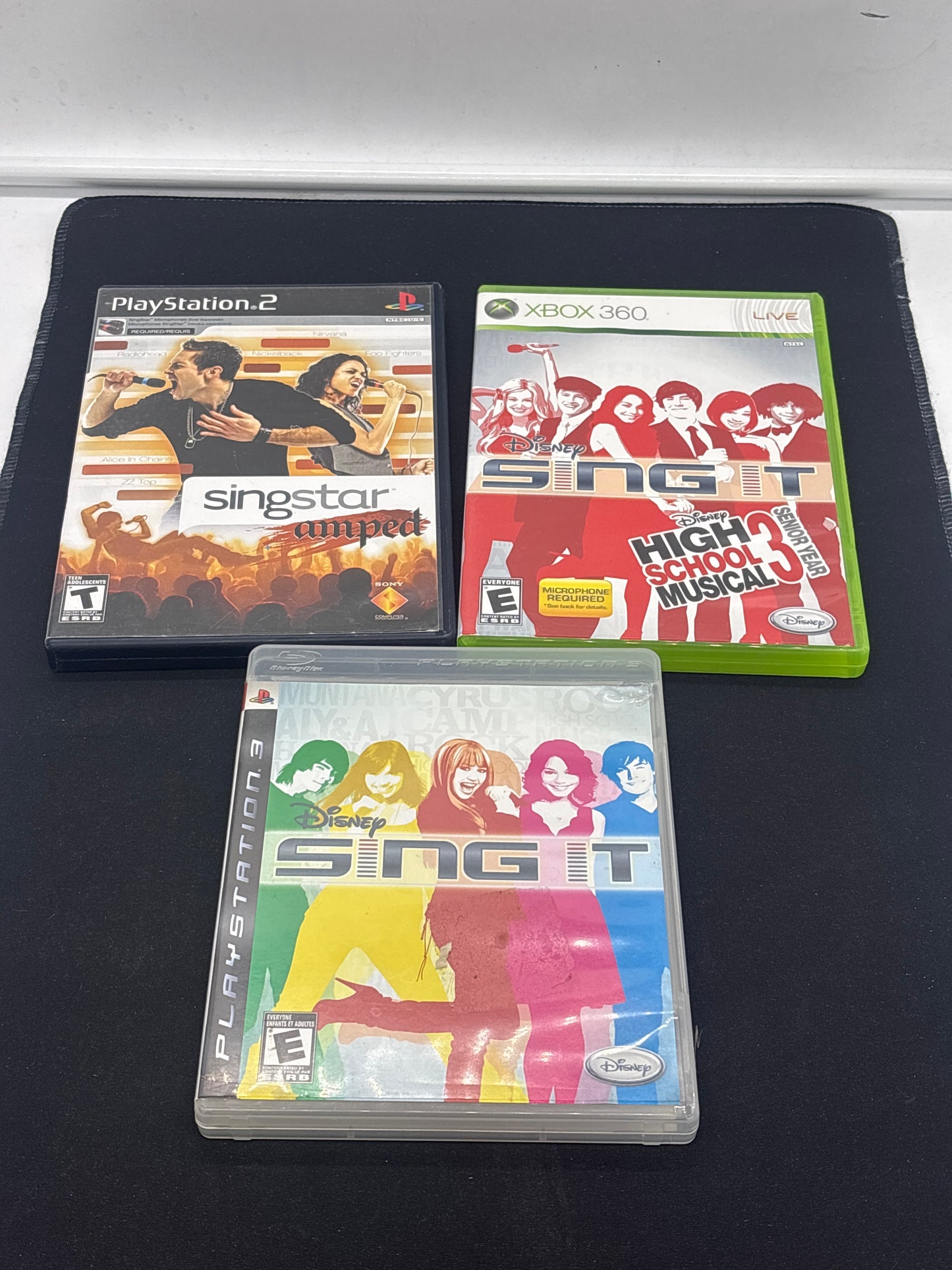Auction Lot 132: Assorted Consoles Video Game Singing Titles CIB