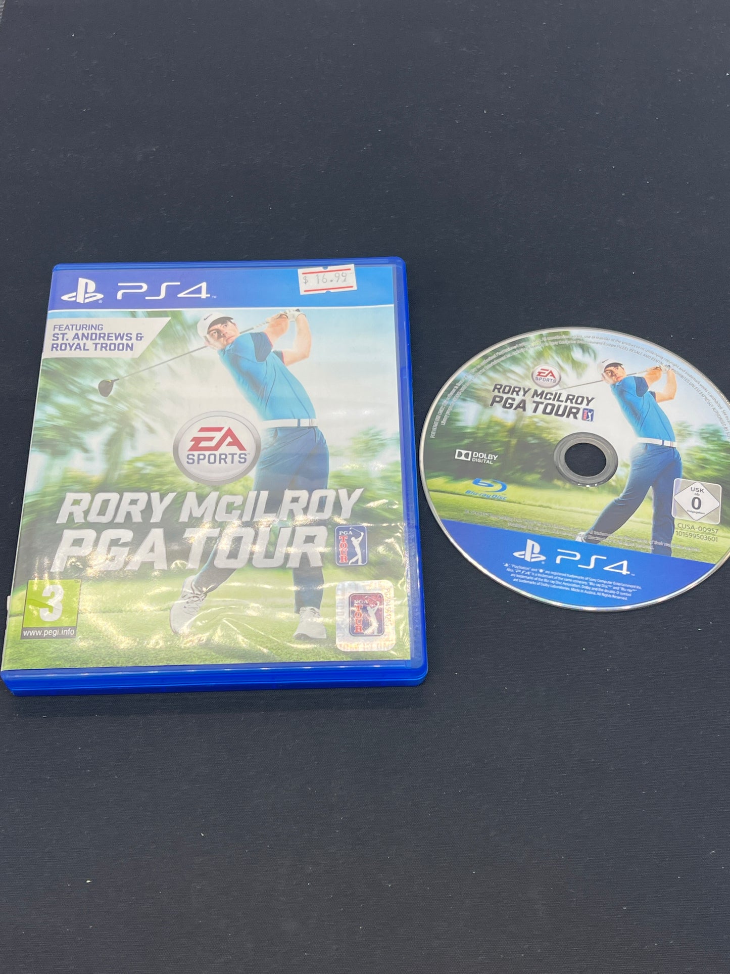 Auction Lot 124: PlayStation 4 Video Game Rory McIlroy PGA Tour CIB