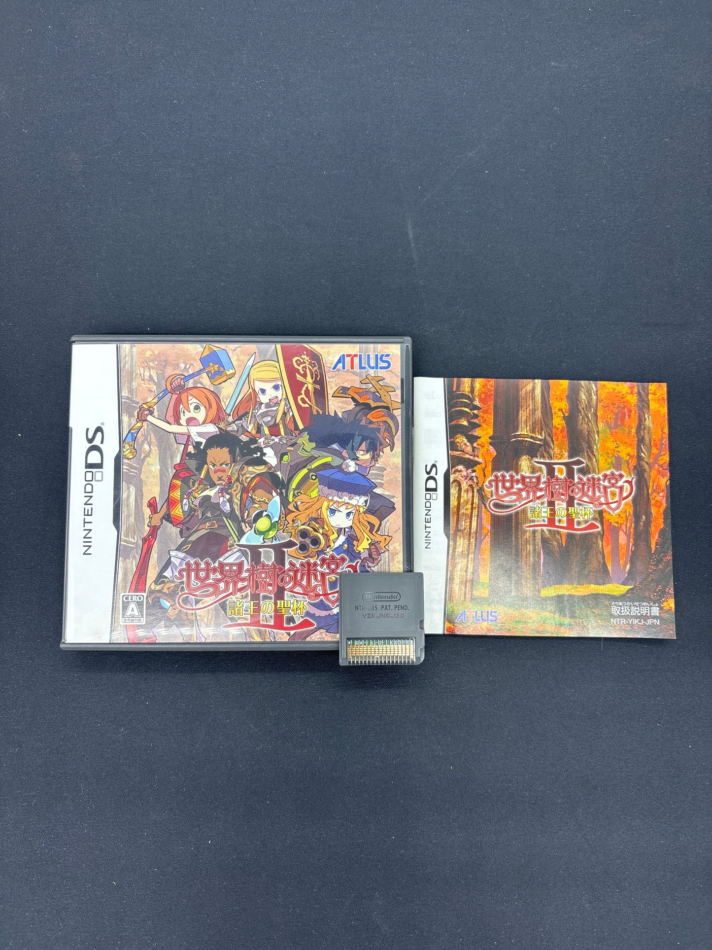 Auction Lot 18: Etrian Odyssey 2 Japanese Nintendo DS Video Game CIB