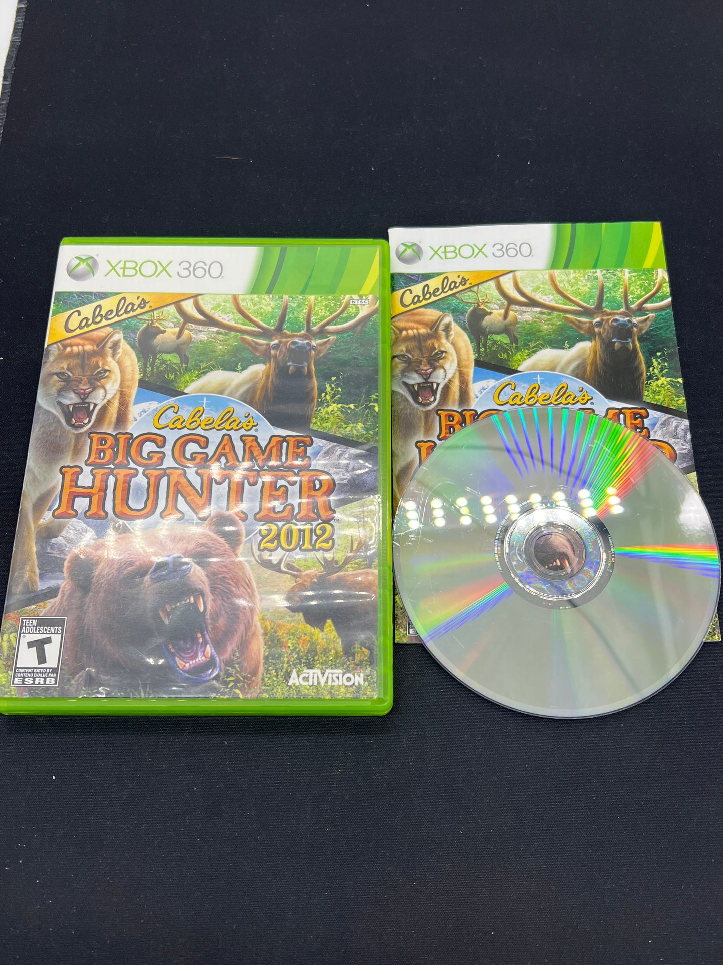 Auction Lot 197: XBOX 360 Game Lot of 3 Cabela's Big Game Hunter 2012 Outdoor Adventures Alaskan Adventures