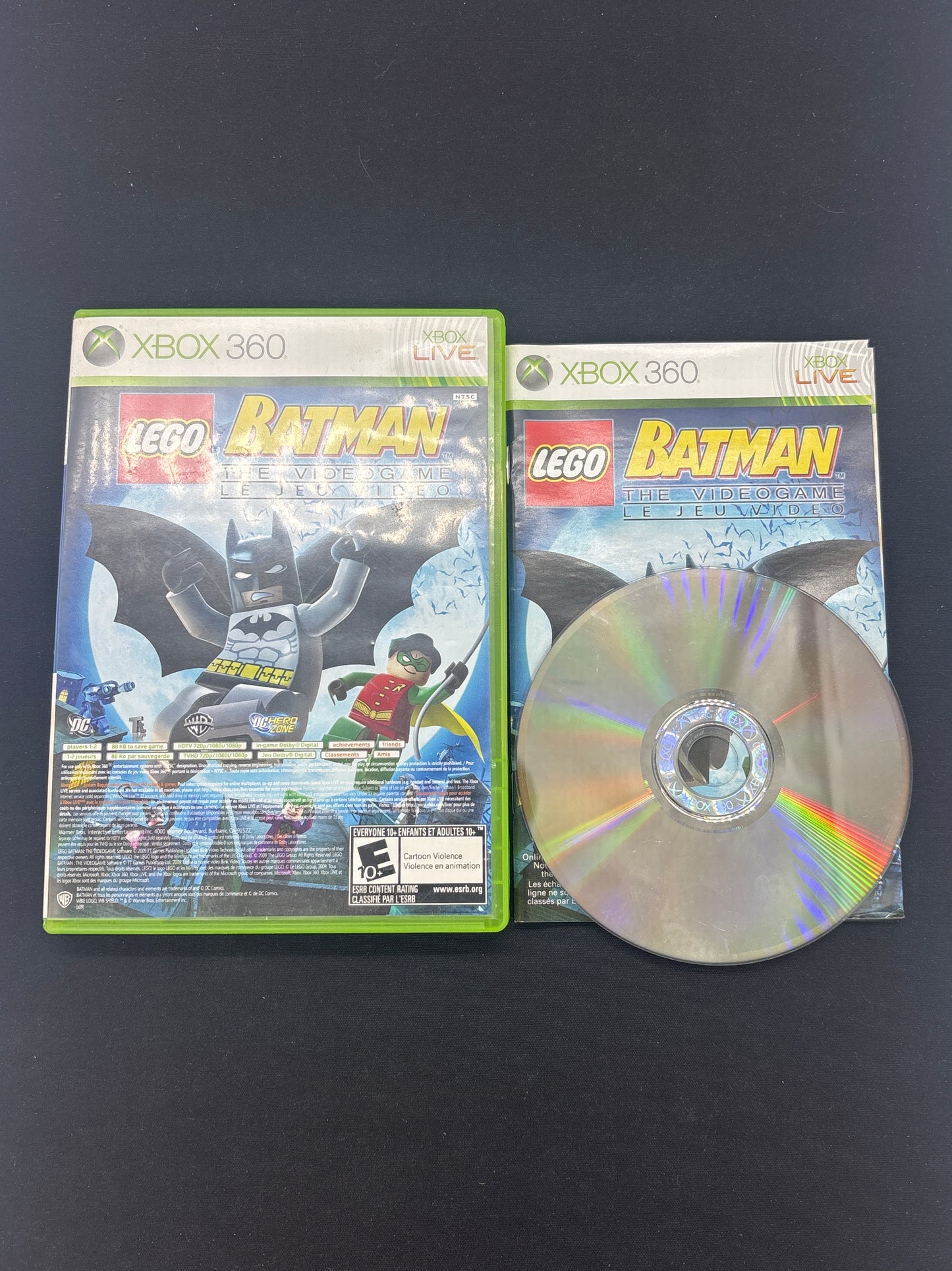 Auction Lot 155: Lego Batman Video Game XBOX 360 CIB