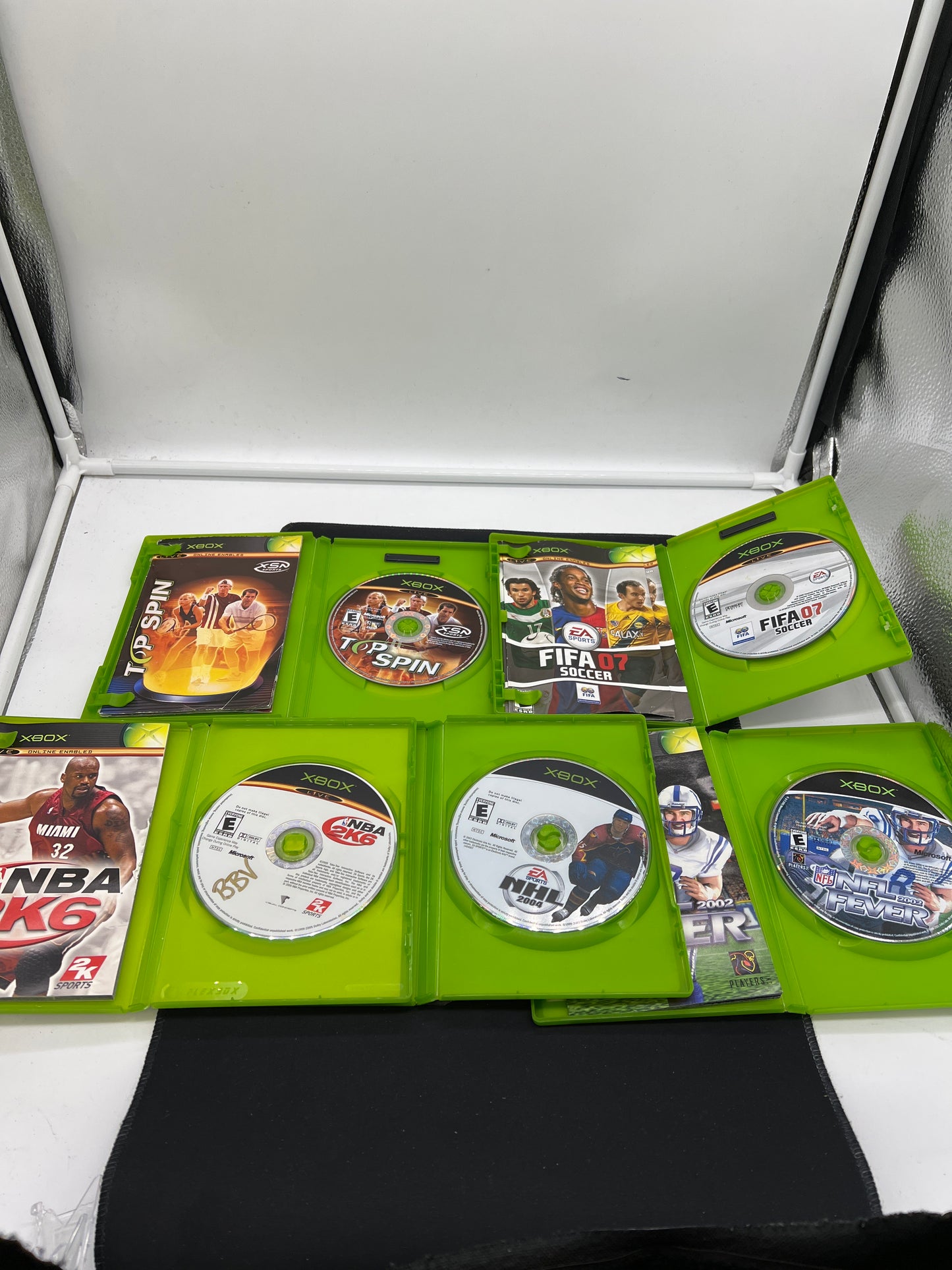 Auction Lot 179: XBOX Video Games Assorted Sports Lot CIB
