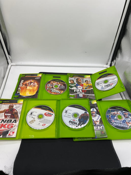 Auction Lot 179: XBOX Video Games Assorted Sports Lot CIB