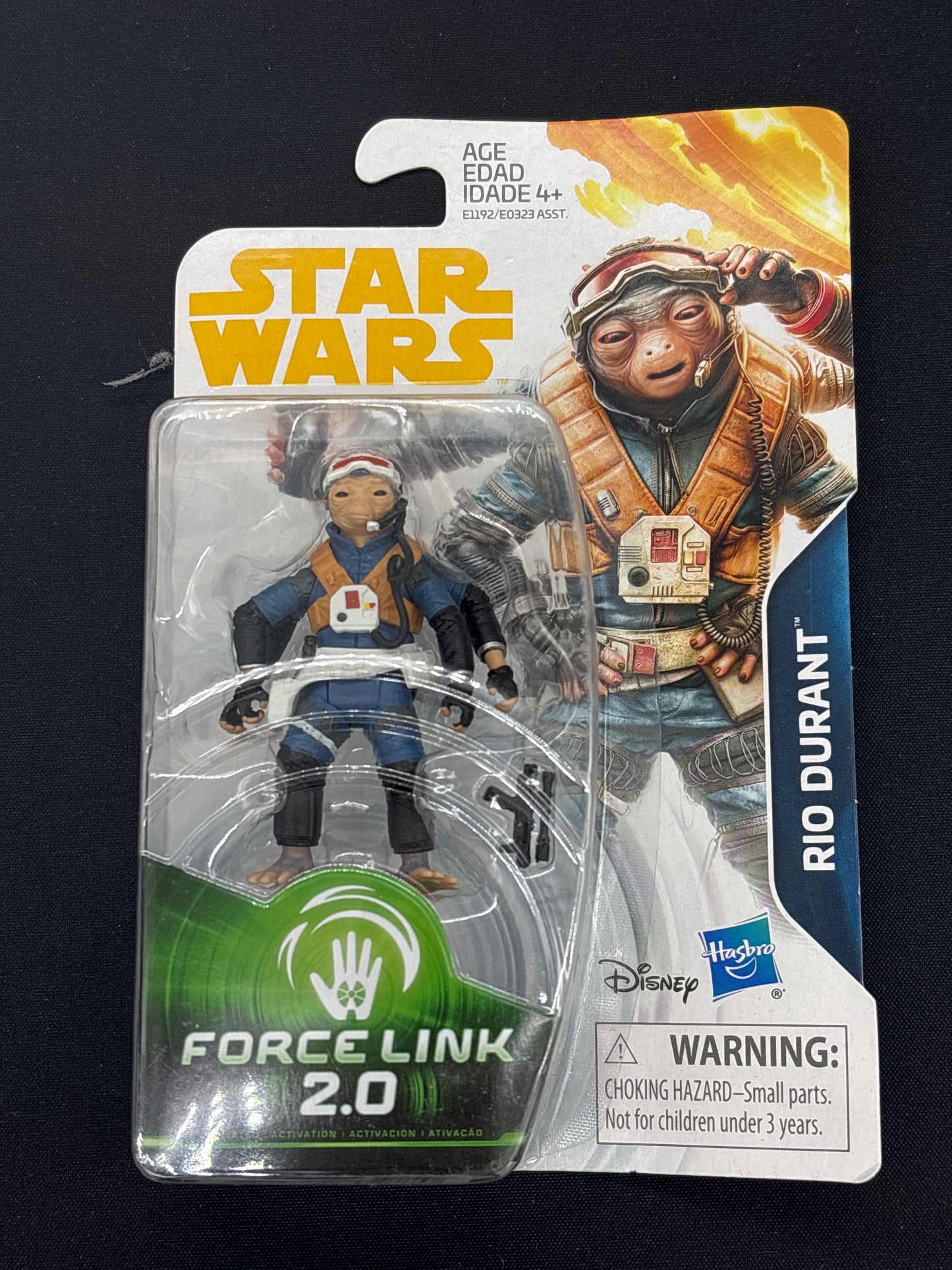 Auction Lot 88: Star Wars Force Link 2.0 Rio Durant Figure