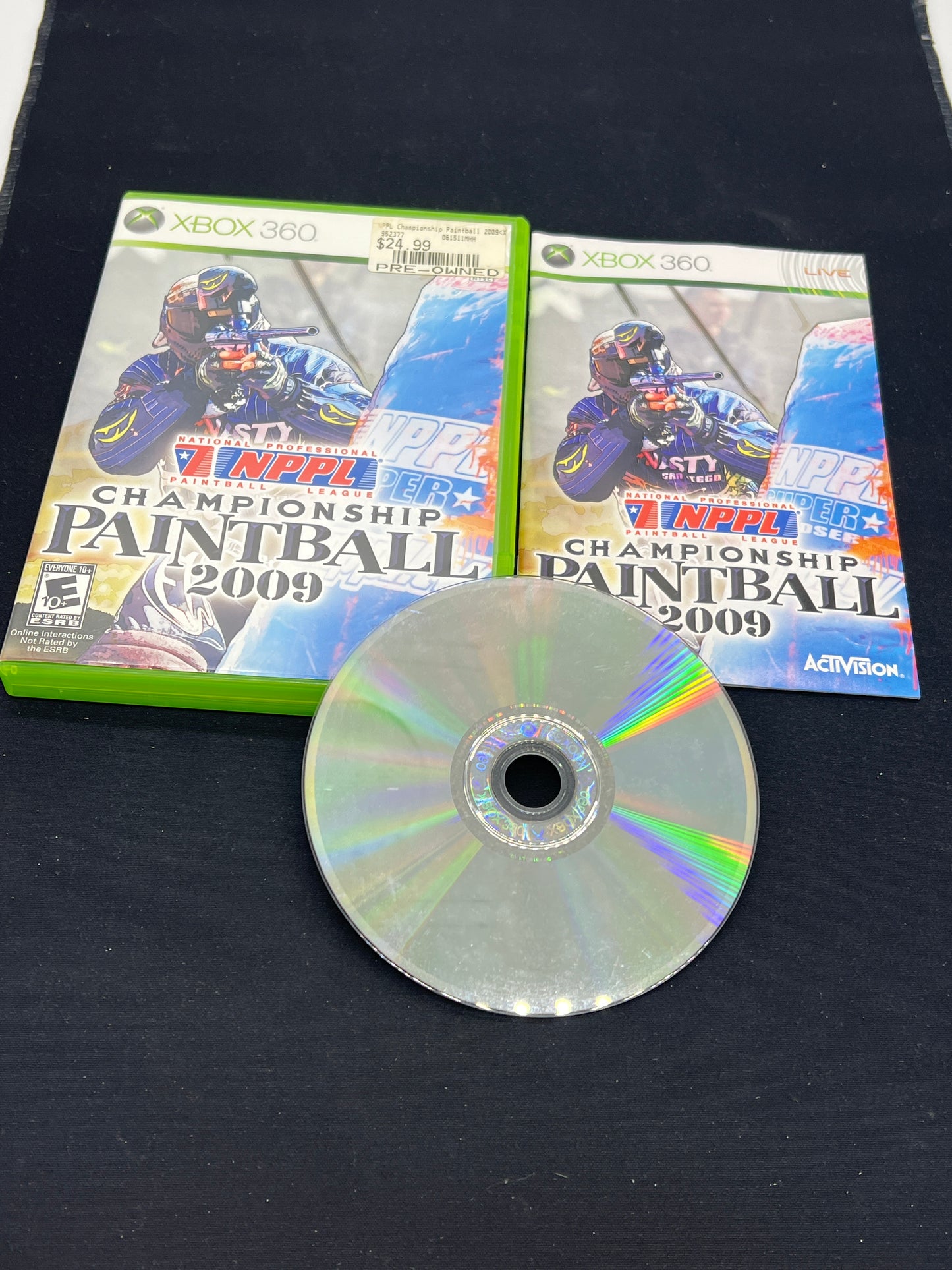 Auction Lot 60: XBOX 360 NPPL Championship Paintball 2009 CIB