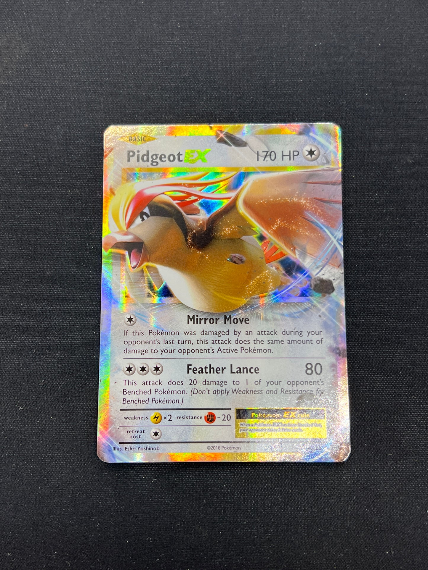 Auction Lot 73: Pokemon Cards Pidgeot EX XY Evolutions Conditions Vary