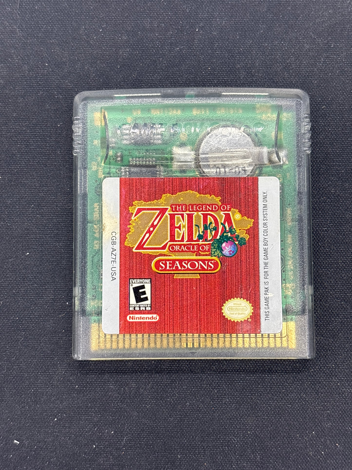 Auction Lot 352: Gameboy Color The Legend of Zelda Oracle of Seasons