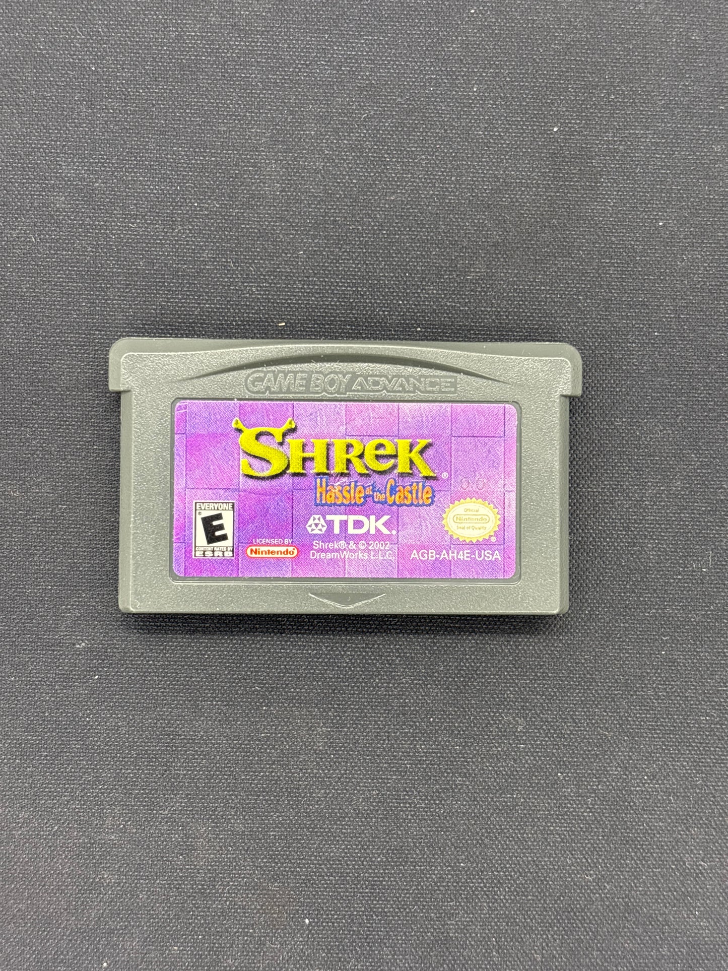 Auction Lot 127: Gameboy Advance Shrek Hassle at the Castle Nintendo Cartridge