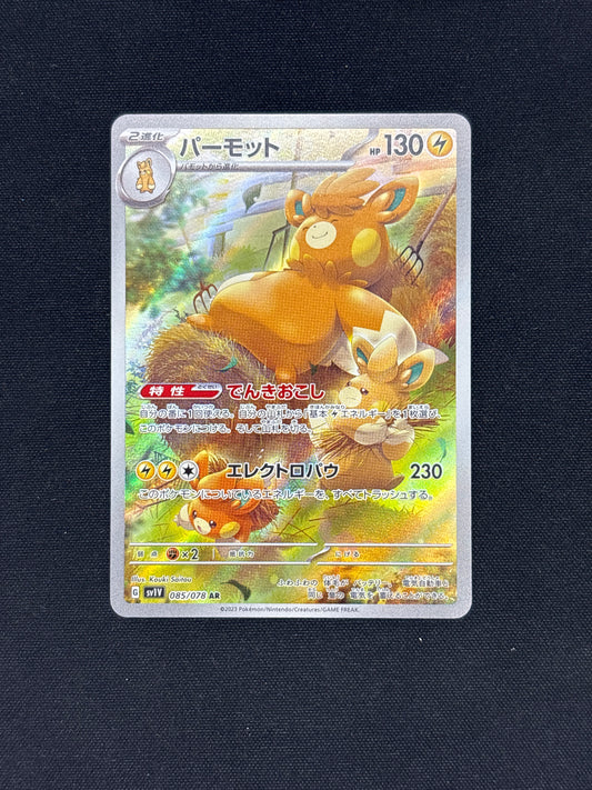 Auction Lot 317: Pokemon Pawmot Japanese Art Rare Card Conditions Vary