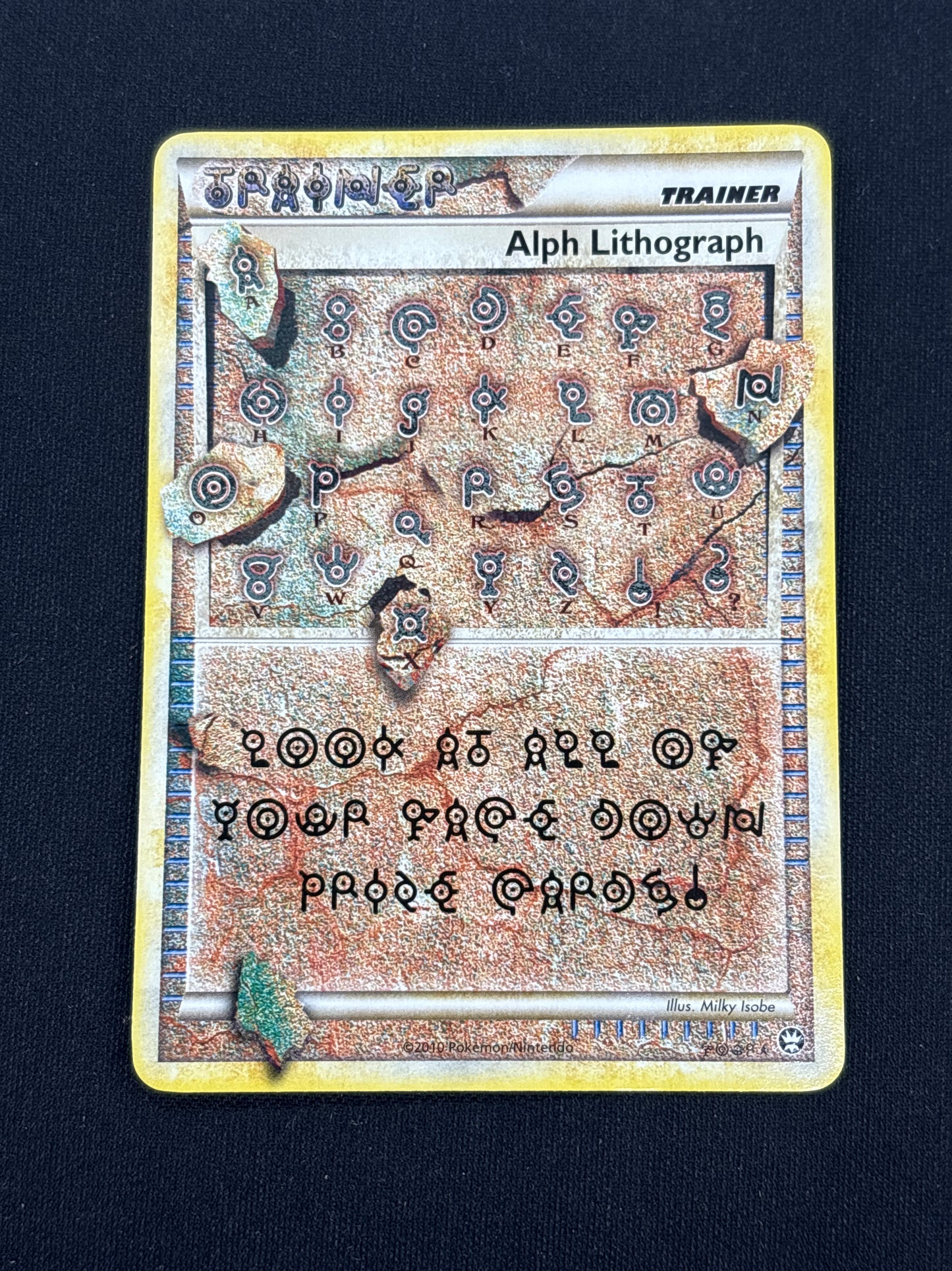 Auction Lot 36: Alph Litograph Pokemon Triumphant Card Conditions Vary