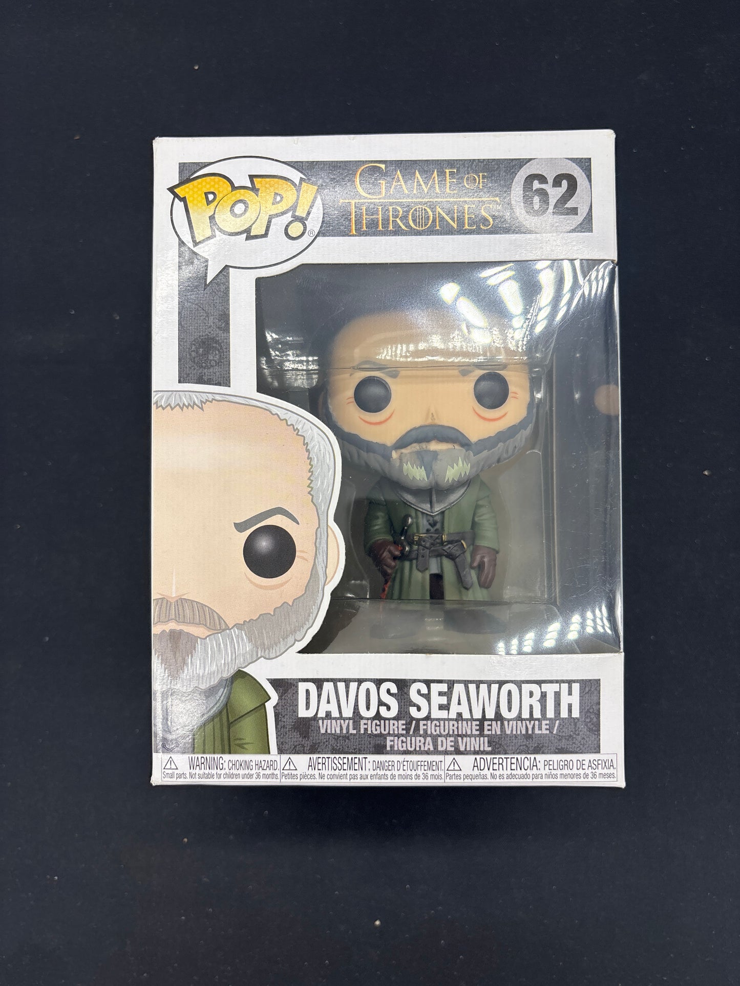 Auction Lot 26: POP! Vinyl Game of Thrones 62 Davos Seaworth