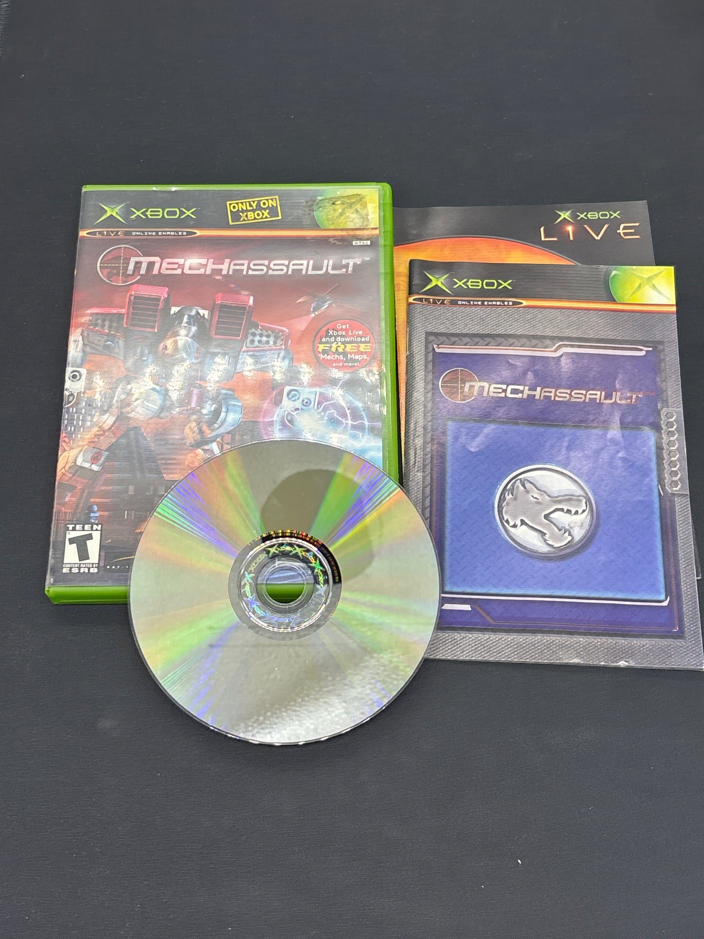 Auction Lot 168: Mechassault XBOX Video Game CIB