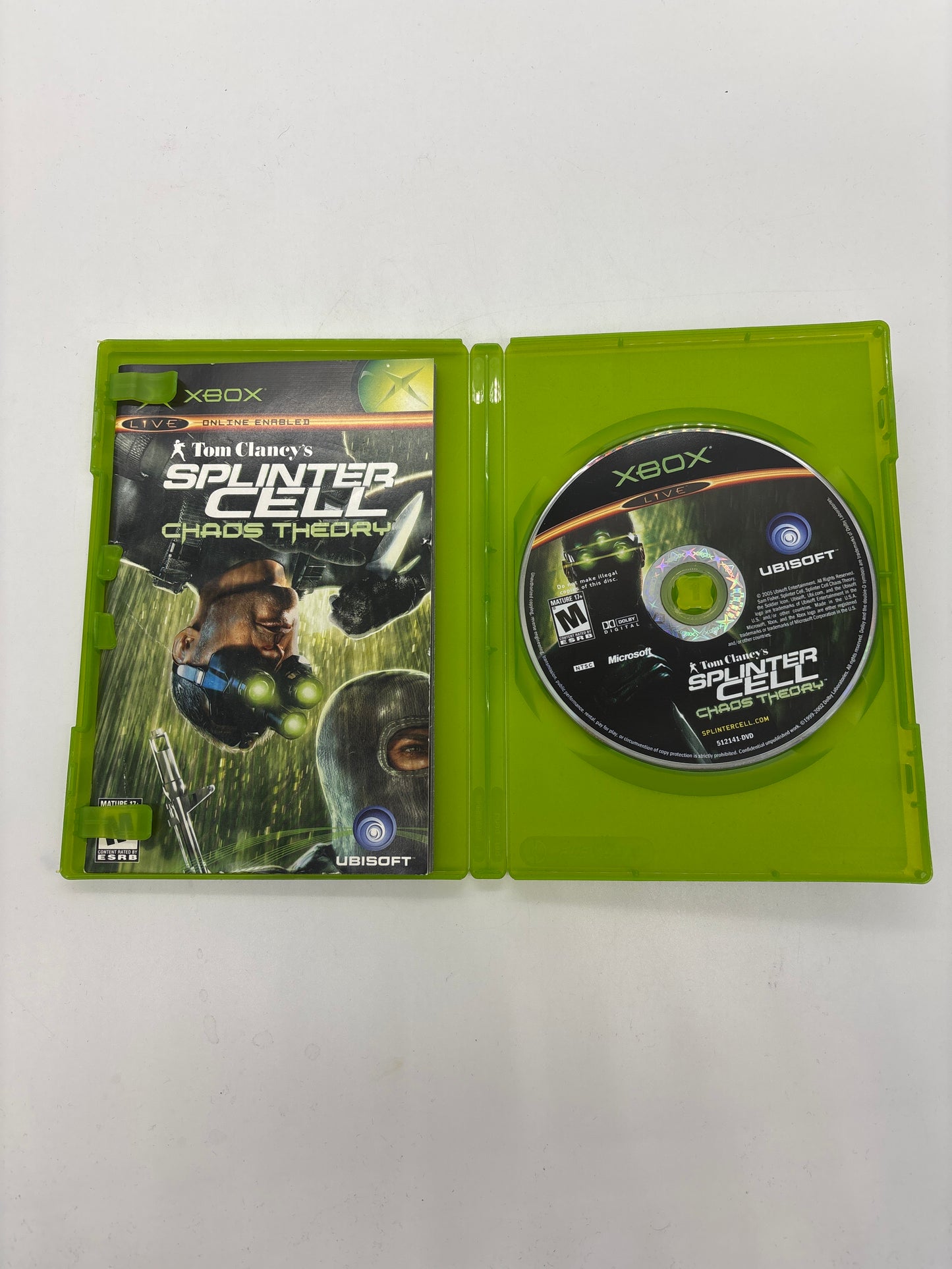 Auction Lot 97: XBOX Tom Clancy Splinter Cell CIB