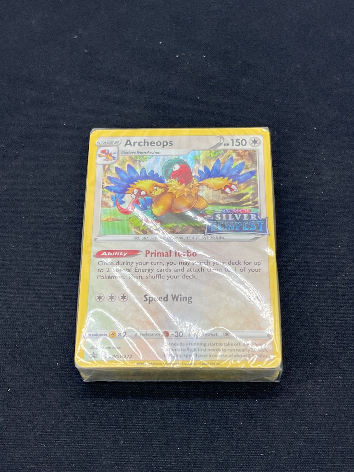 Auction Lot 278: Pokémon Cards Silver Tempest Build and Battle Deck Archeops Sealed