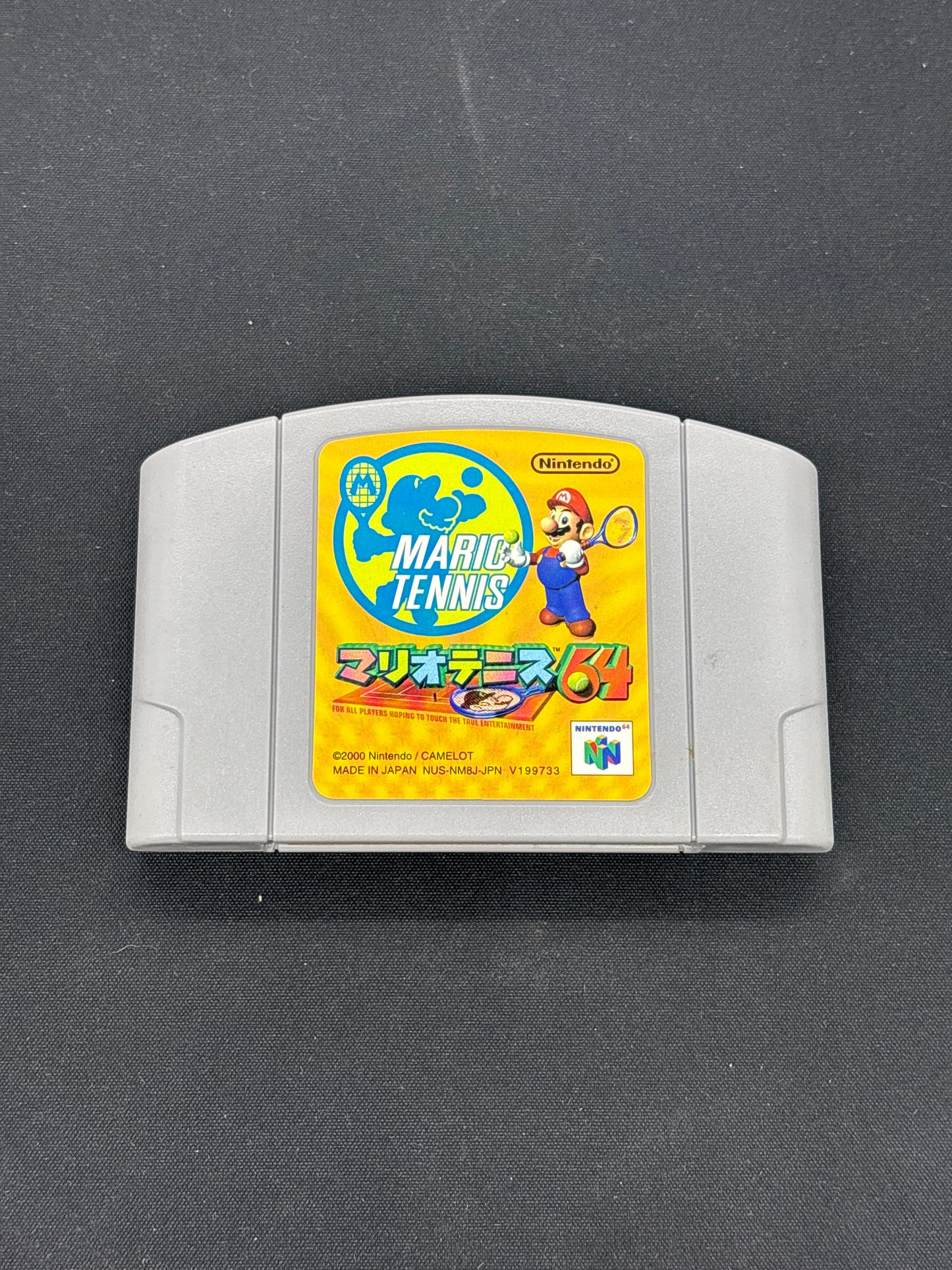 Auction Lot 8: Japanese Mario Tennis Nintendo N64 Video Game Loose