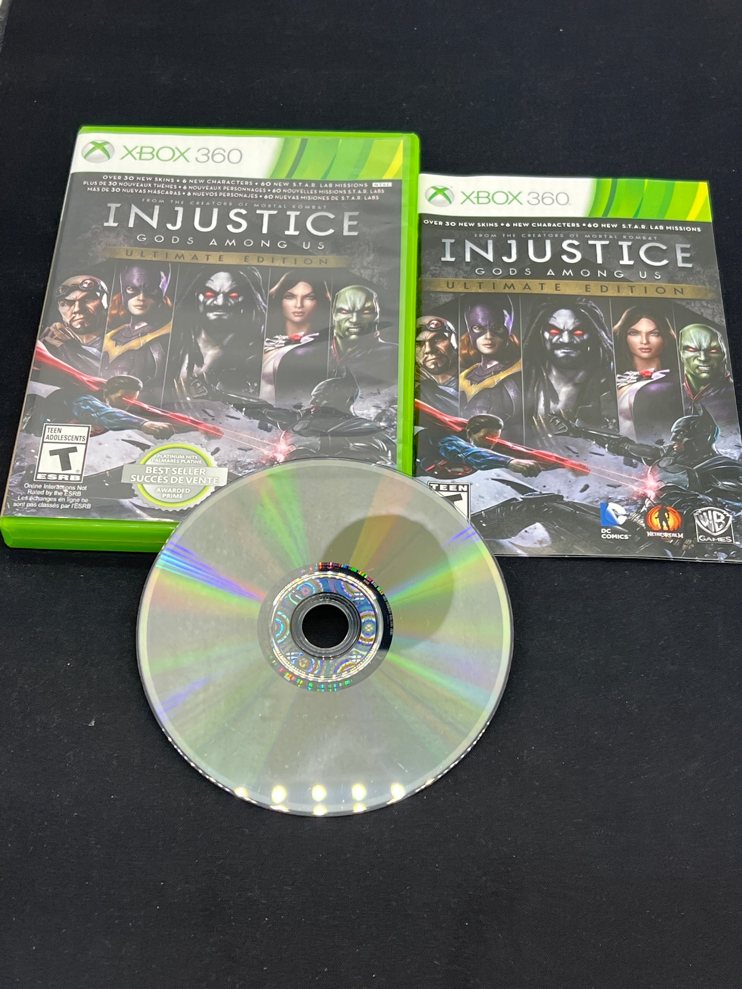 Auction Lot 171: XBOX 360 Video Game Injustice CIB