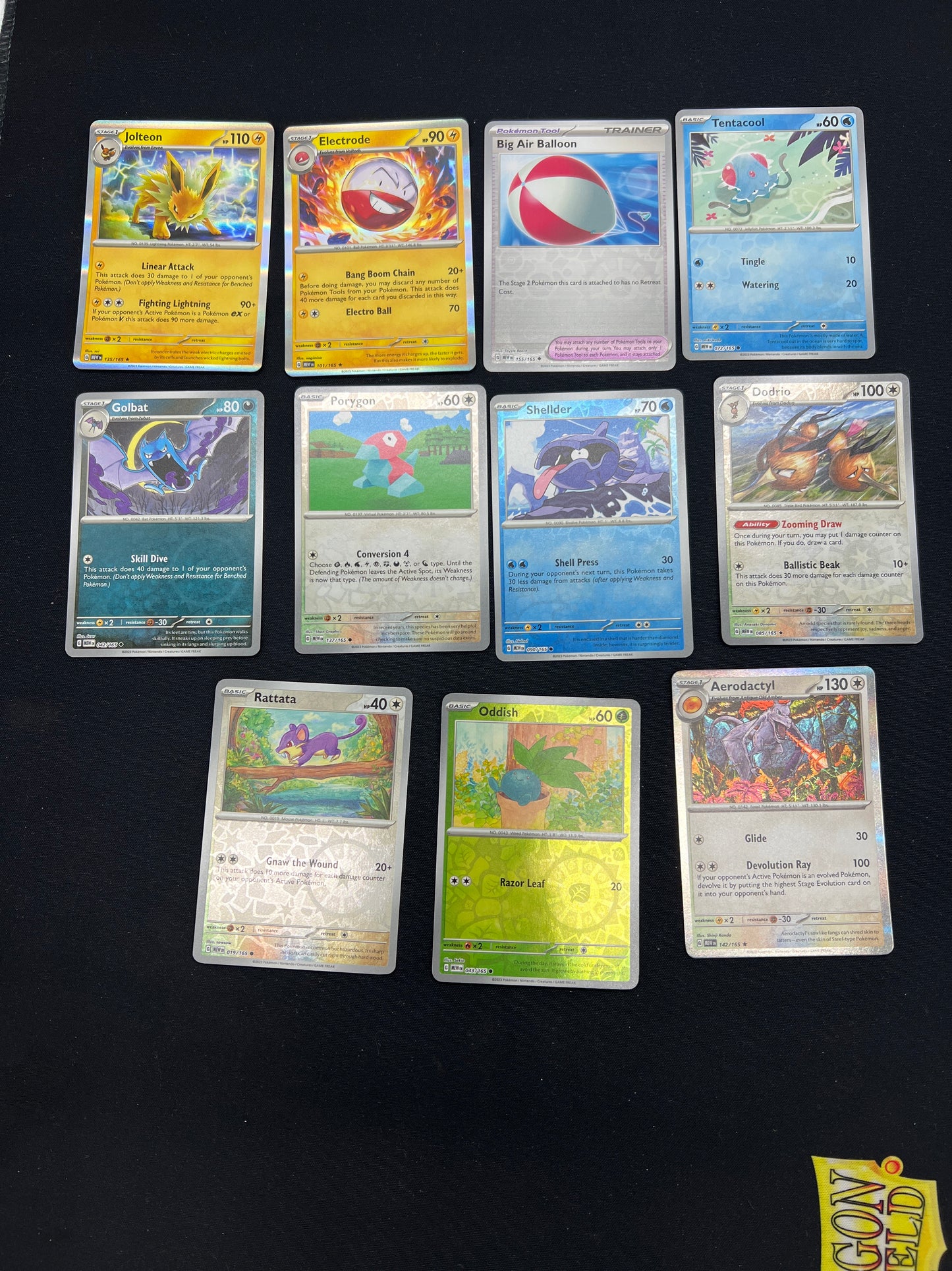 Auction Lot 222: Pokemon Cards Lot of 11 Assorted Reverse Holos 151 Conditions Vary