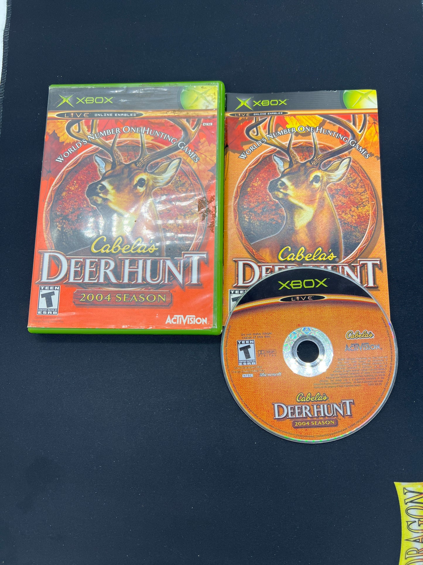 Auction Lot 82: XBOX Cabela's Deer Hunt 2004 Season CIB