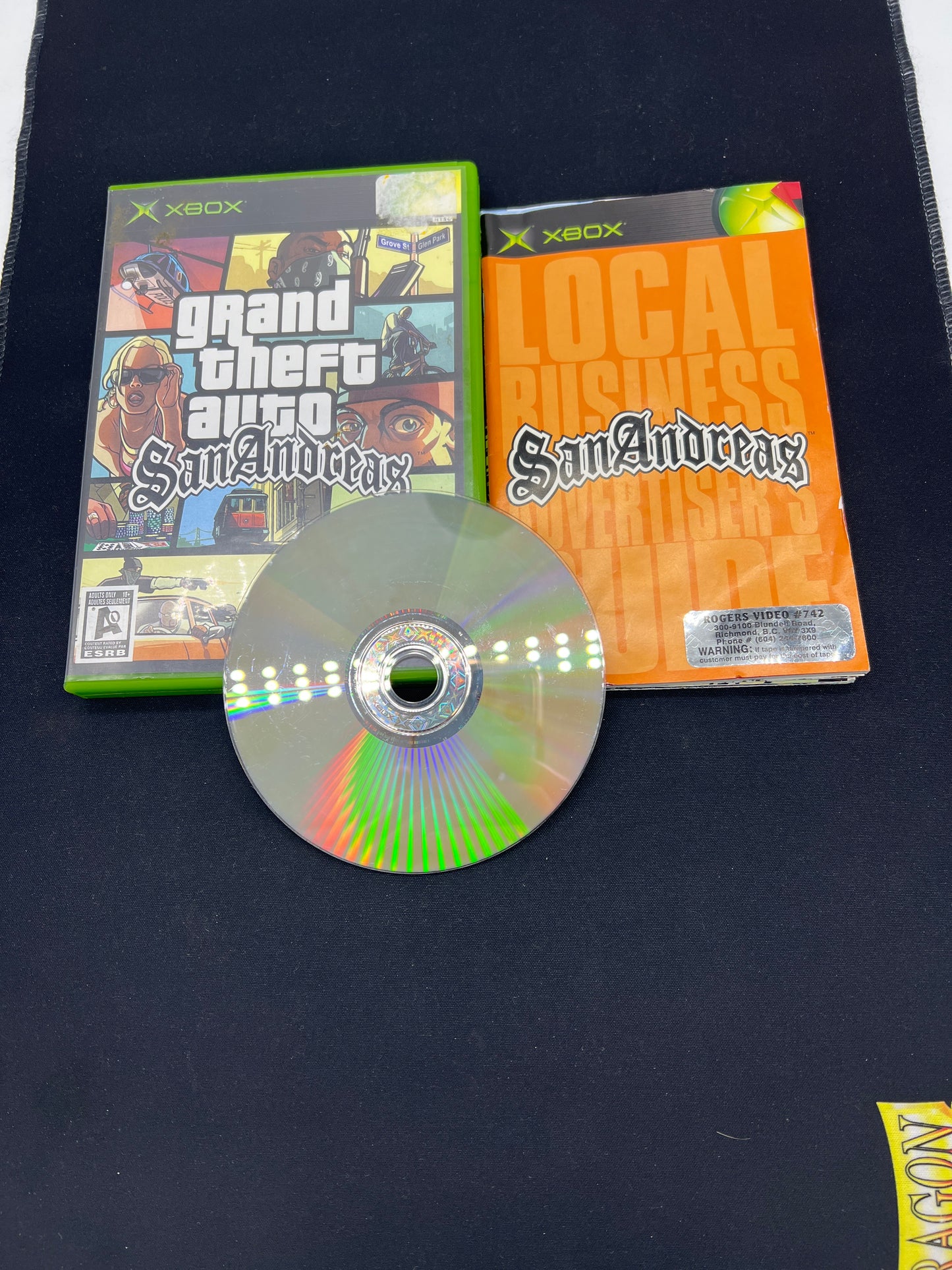 Auction Lot 177: XBOX Grand Theft Auto San Andreas CIB