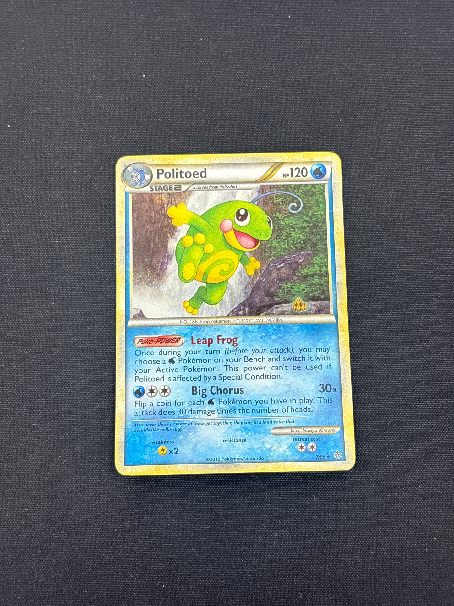 Auction Lot 445: Pokemon Cards Politoed Holo Condition Vary