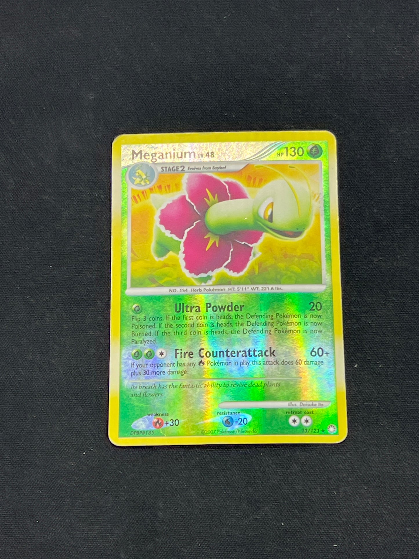 Auction Lot 316: Pokemon Cards Meganium Reverse Holo Conditions Vary