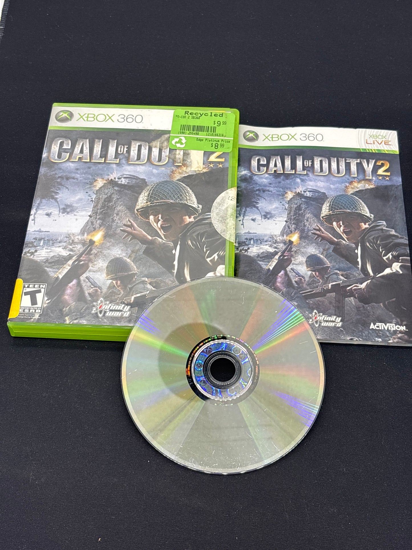 Auction Lot 113: XBOX 360 Call of Duty 2 CIB