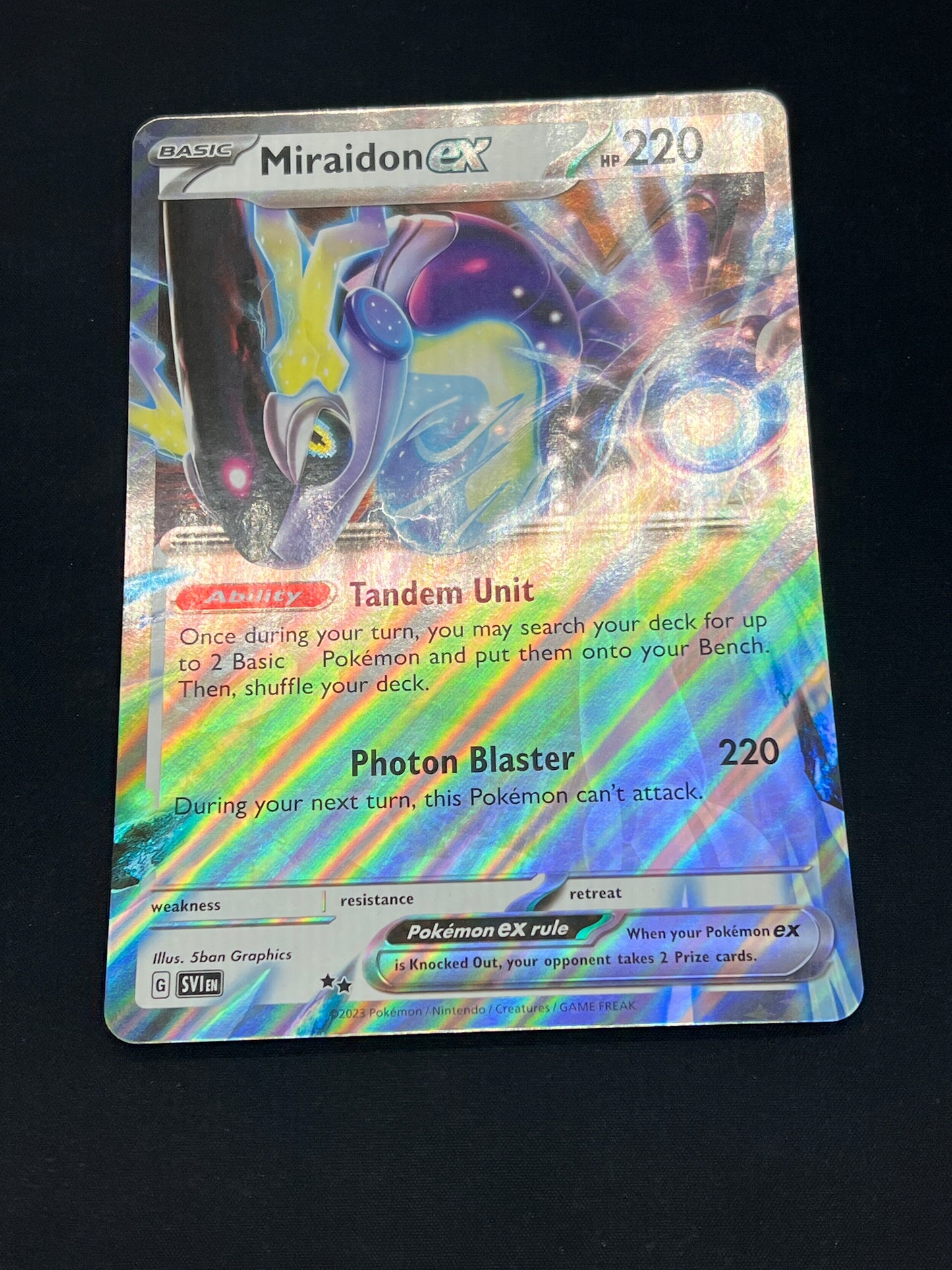 Auction Lot 297: Pokemon Cards Jumbo Miraidon EX Condition Vary