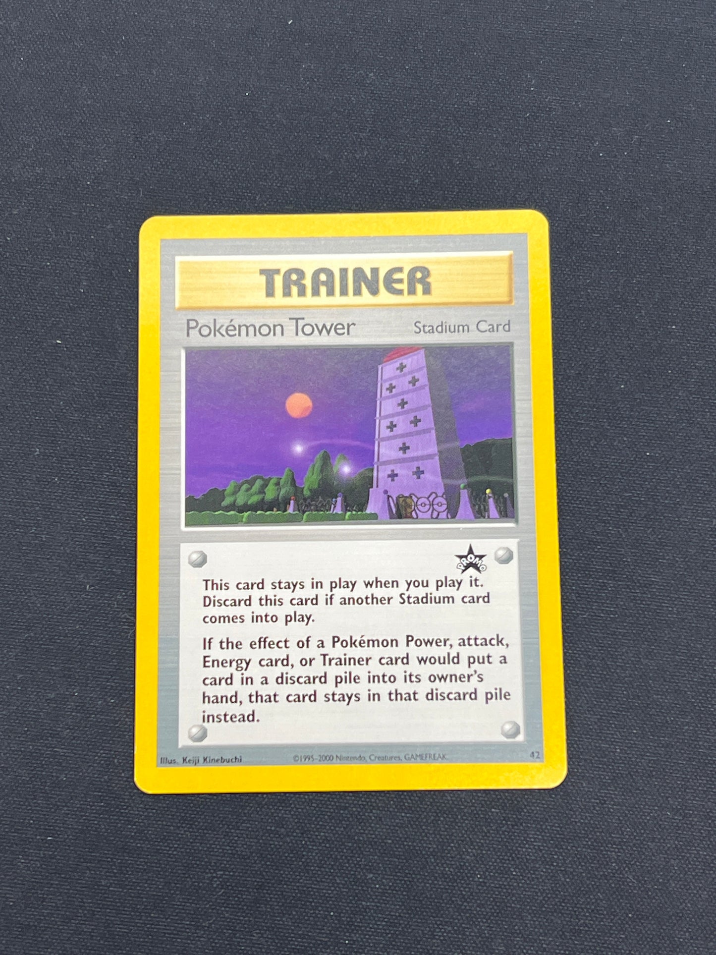 Auction Lot 262: Pokemon Cards Pokemon Tower WOTC Black Star Promo Condition Vary