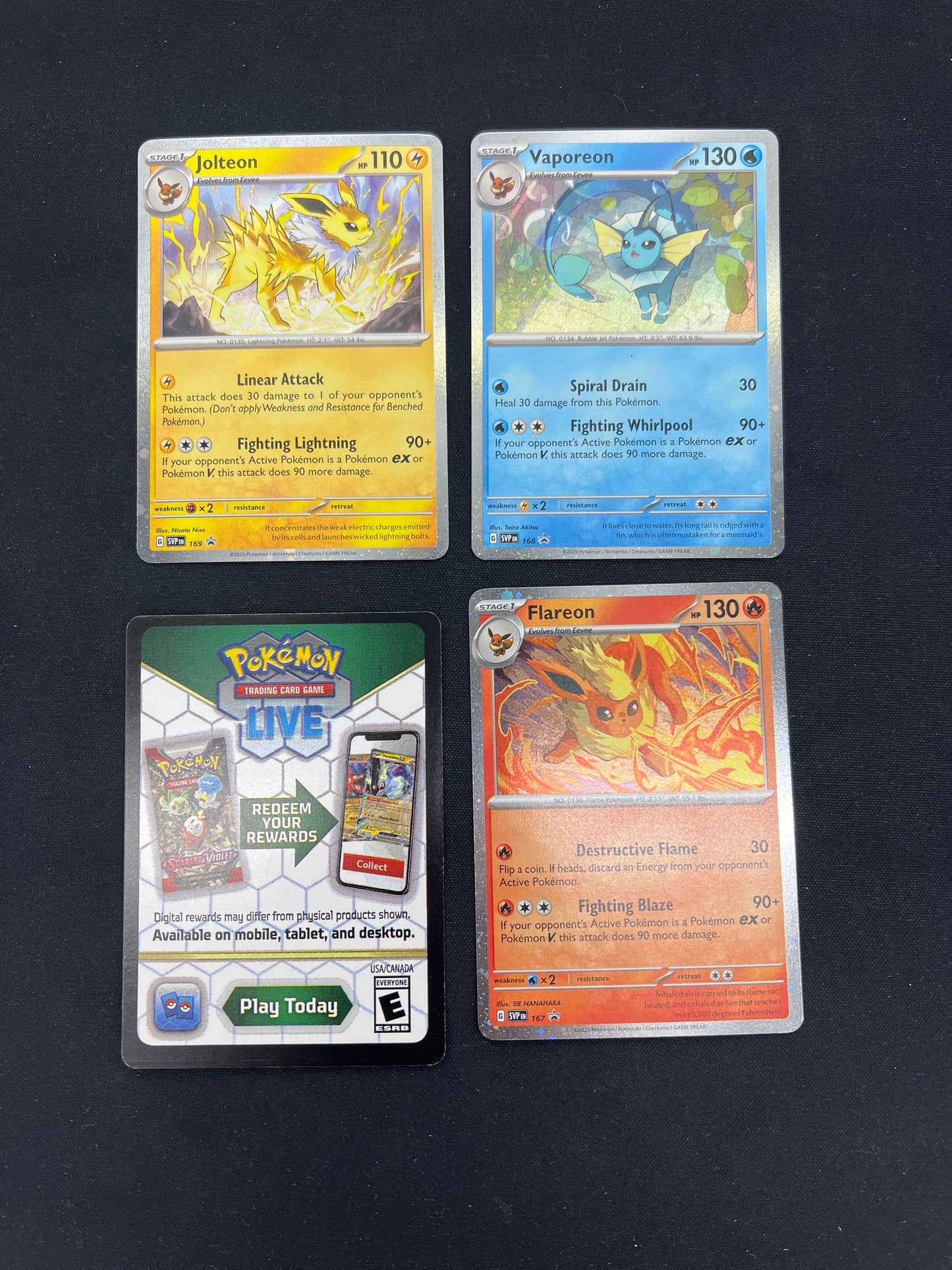 Auction Lot 72: Pokemon Cards Prismatic Evolution Poster Collection Promos Lot 1 Conditions Vary