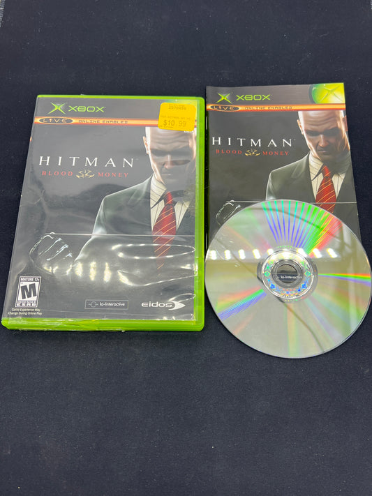 Auction Lot 109: XBOX Video Game Hitman Blood Money CIB