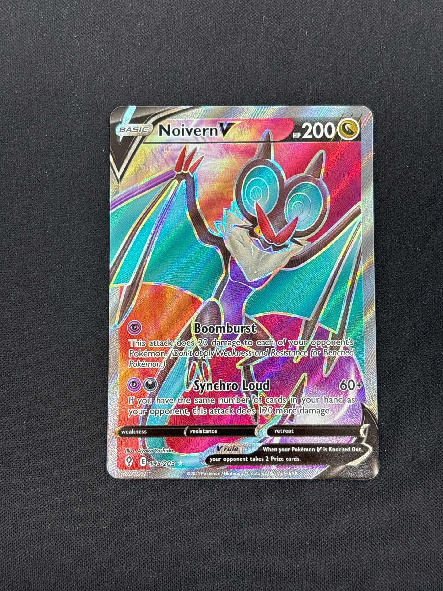 Auction Lot 184: Noivern V Full Art Card Conditions Vary