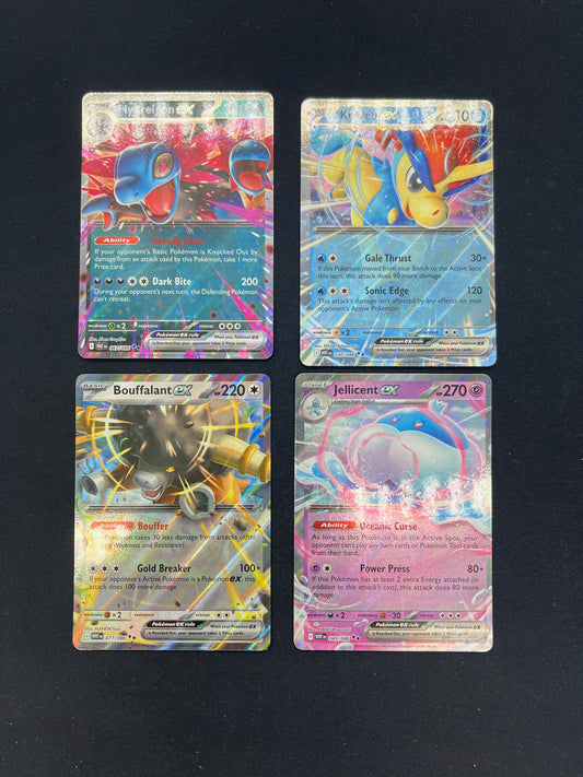 Auction Lot 345: Pokemon Cards Lot of 4 Assorted EX White Flare Conditions Vary
