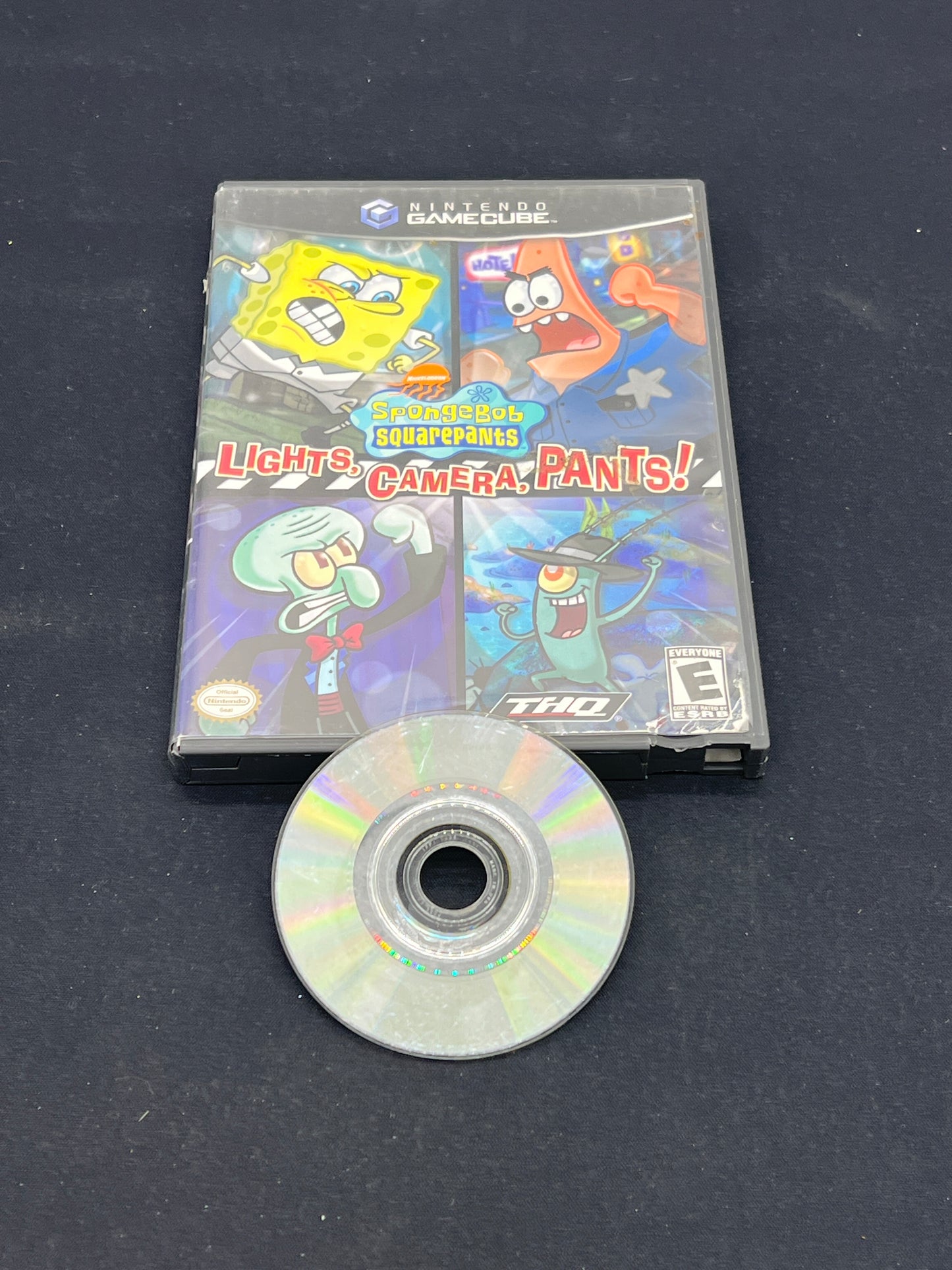 Auction Lot 69: Nintendo Gamecube Video Game Spongebob Squarepants Lights, Camera Pants