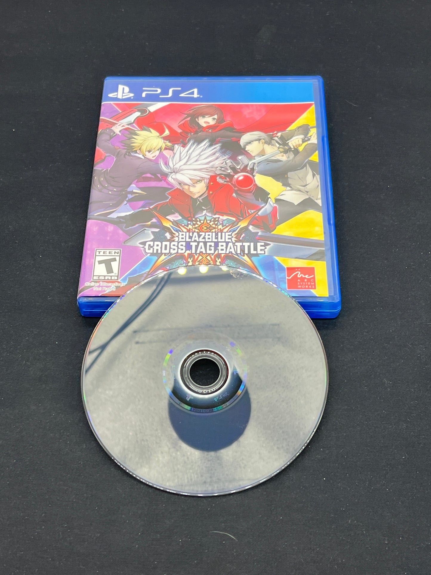 Auction Lot 201: PS4 Blazblue Cross Tag Battle Disc & Case