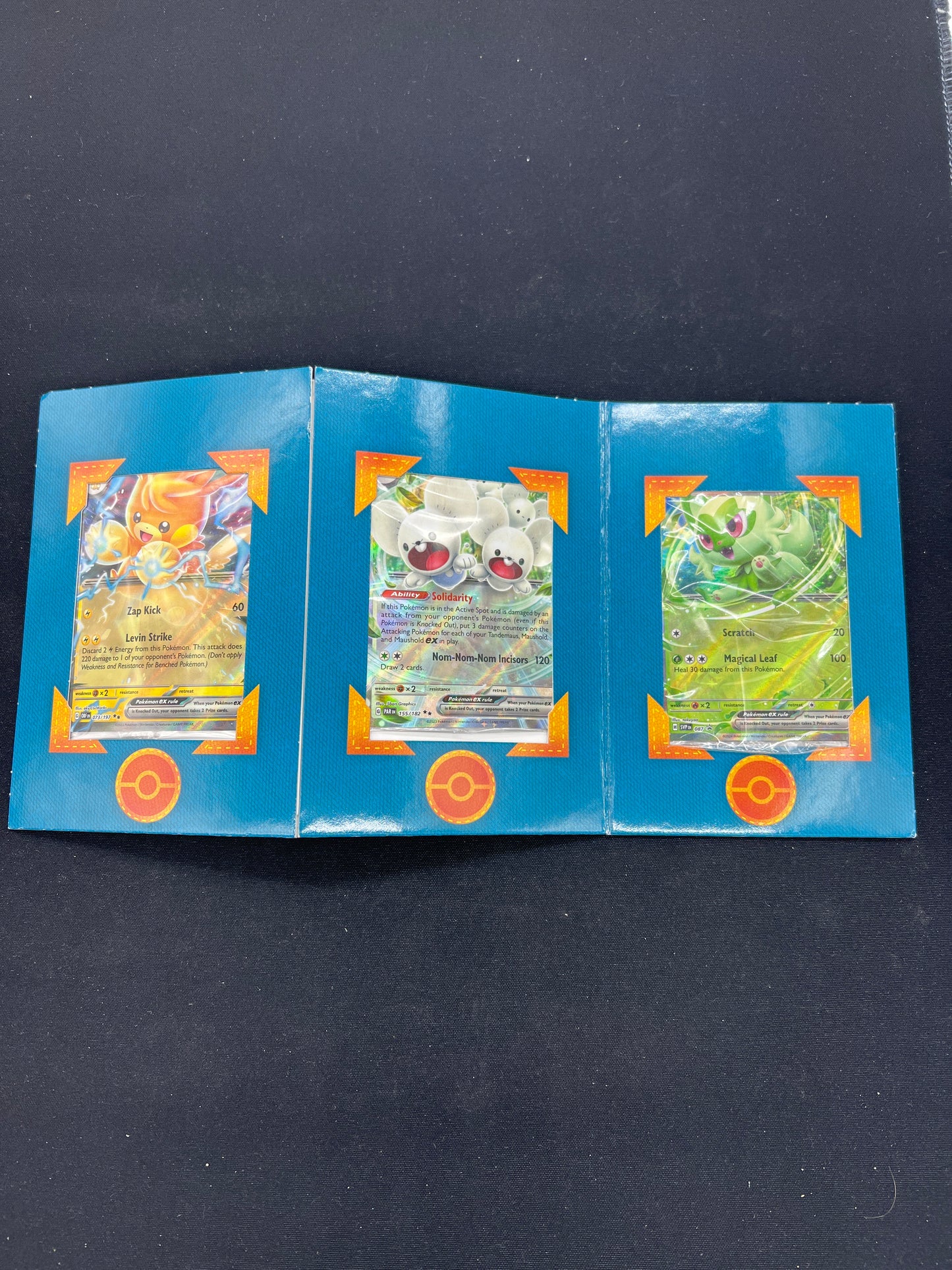 Auction Lot 504: Pokemon Cards Lot of 3 Paldean Adventure Chest Promos Conditions Vary