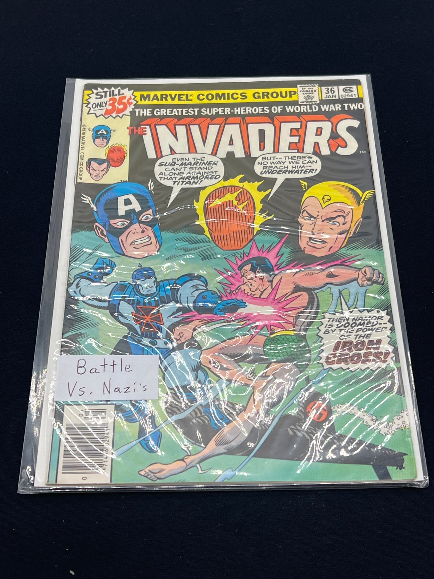 Auction Lot 272: Marvel Comics The Invaders