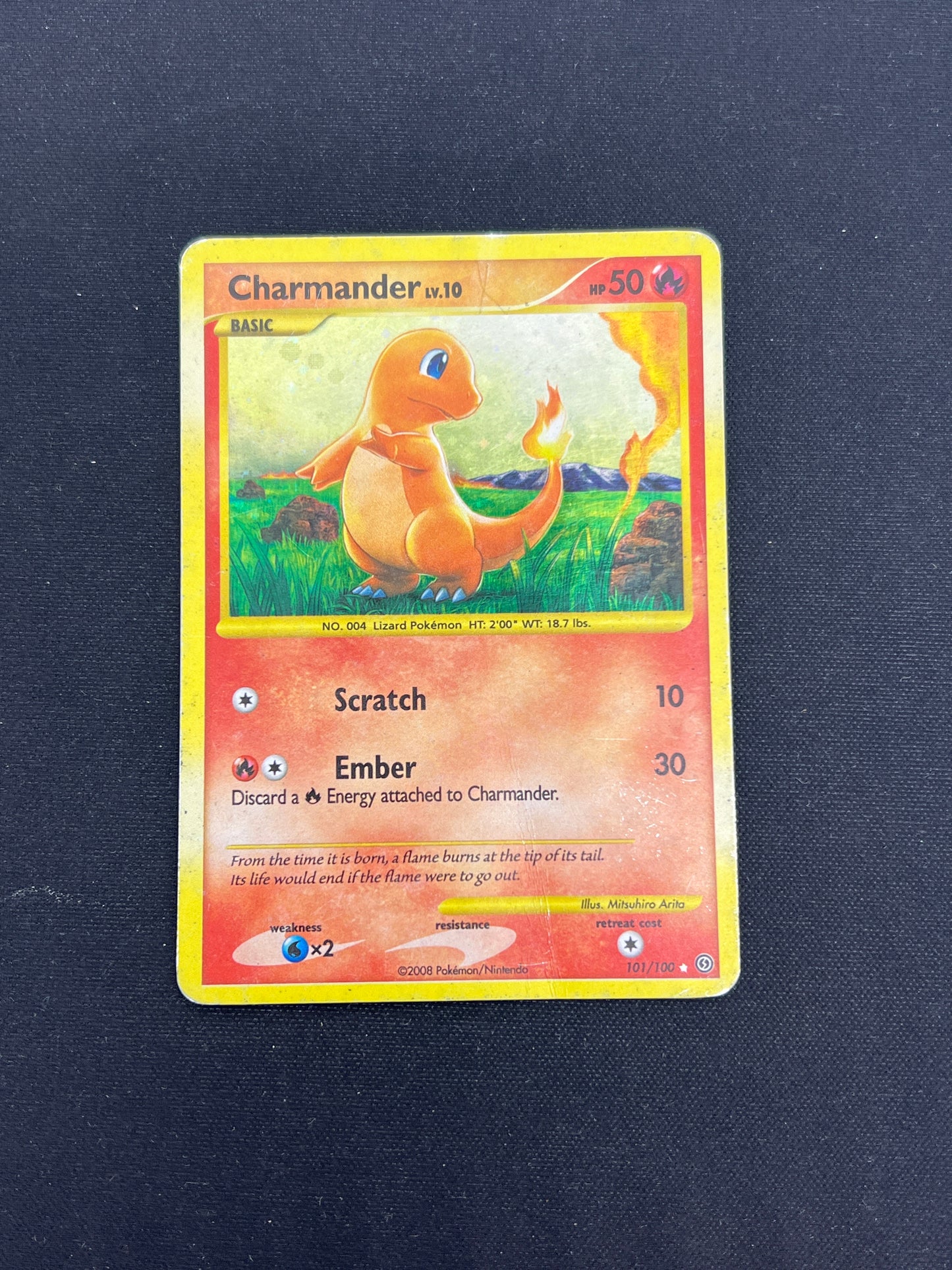Auction Lot 314: Pokemon Cards Charmander Holo Secret Rare EX Stormfront Condition Vary