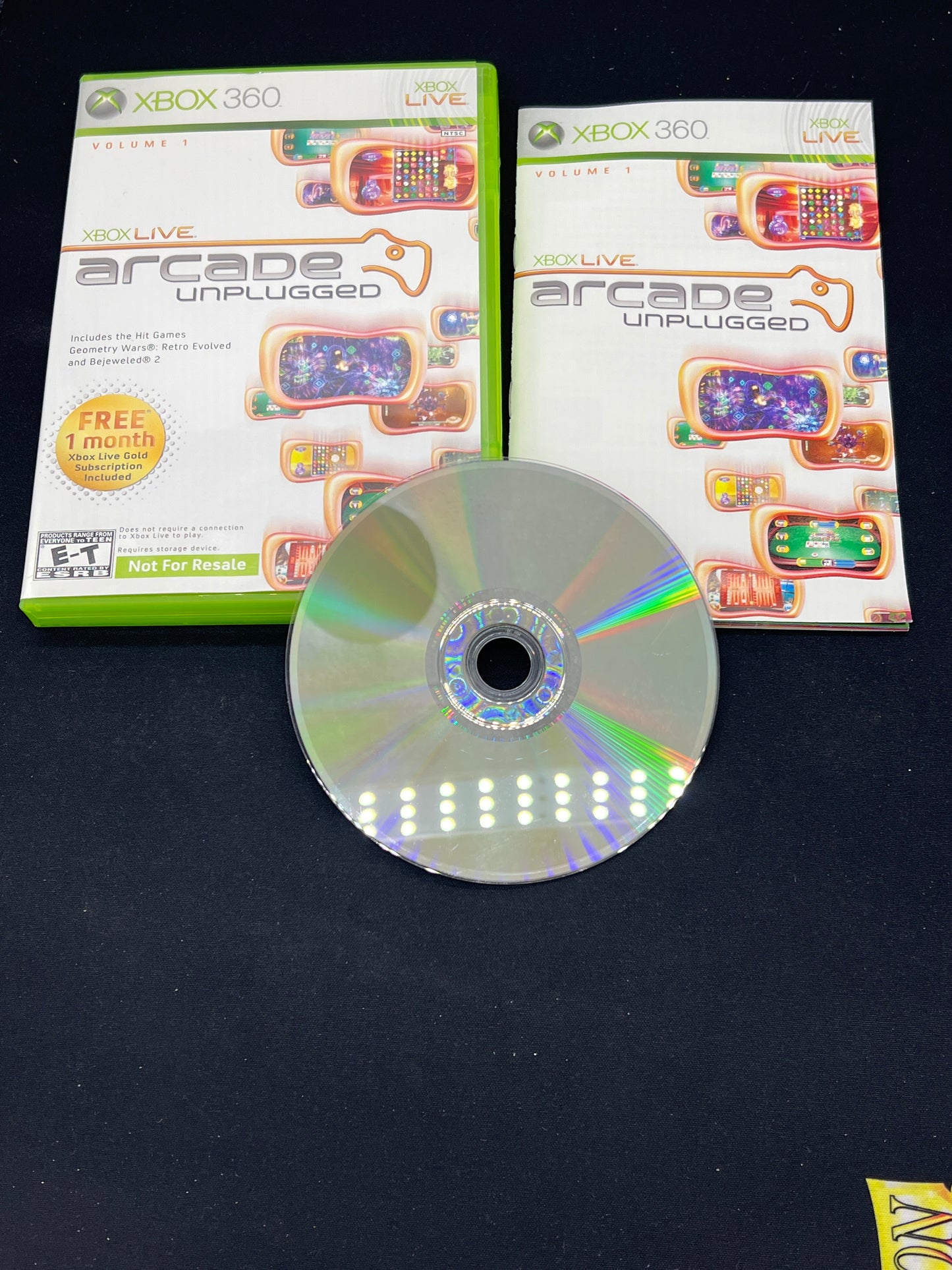 Auction Lot 145: XBOX 360 Arcade Unplugged CIB