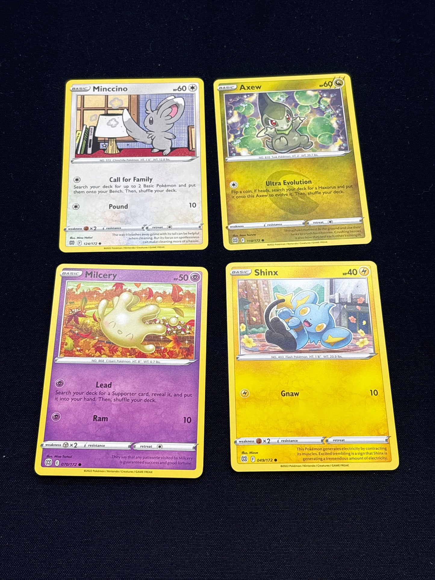Auction Lot 206: Pokemon Cards SWSH Common Card Lot Conditions Vary