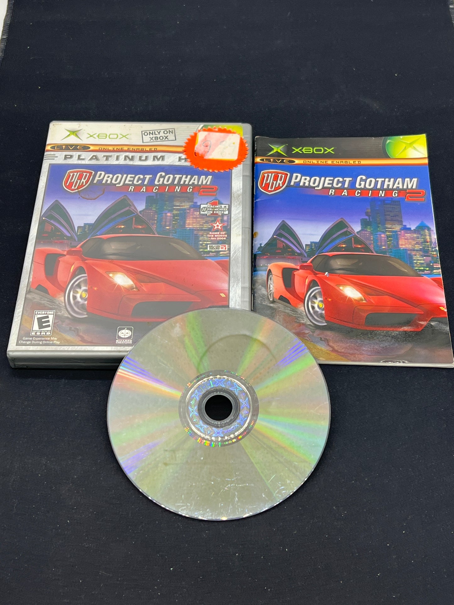 Auction Lot 80: XBOX Video Game Project Gotham Racing 2 CIB