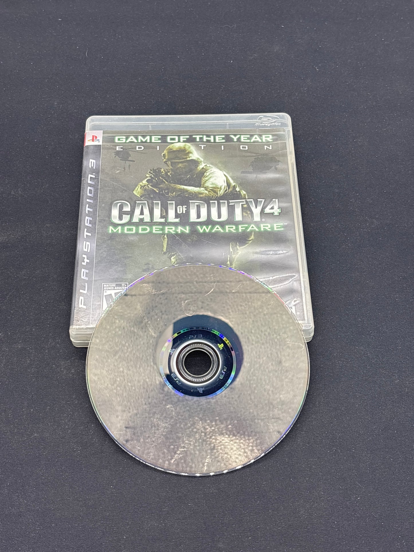 Auction Lot 193: PS3 Call of Duty 4 Modern Warfare Complete with Case & Disc