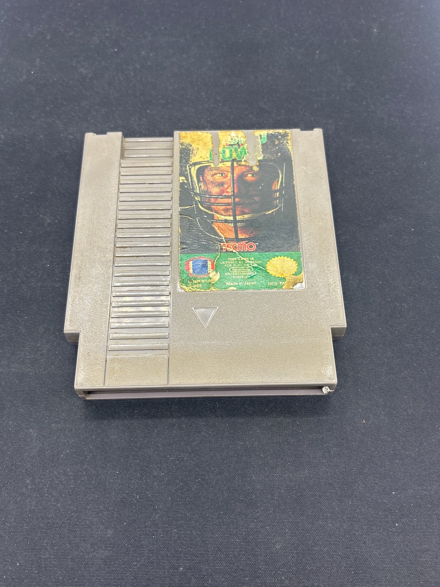 Auction Lot 120: NES Video Game Tecmo Football Loose