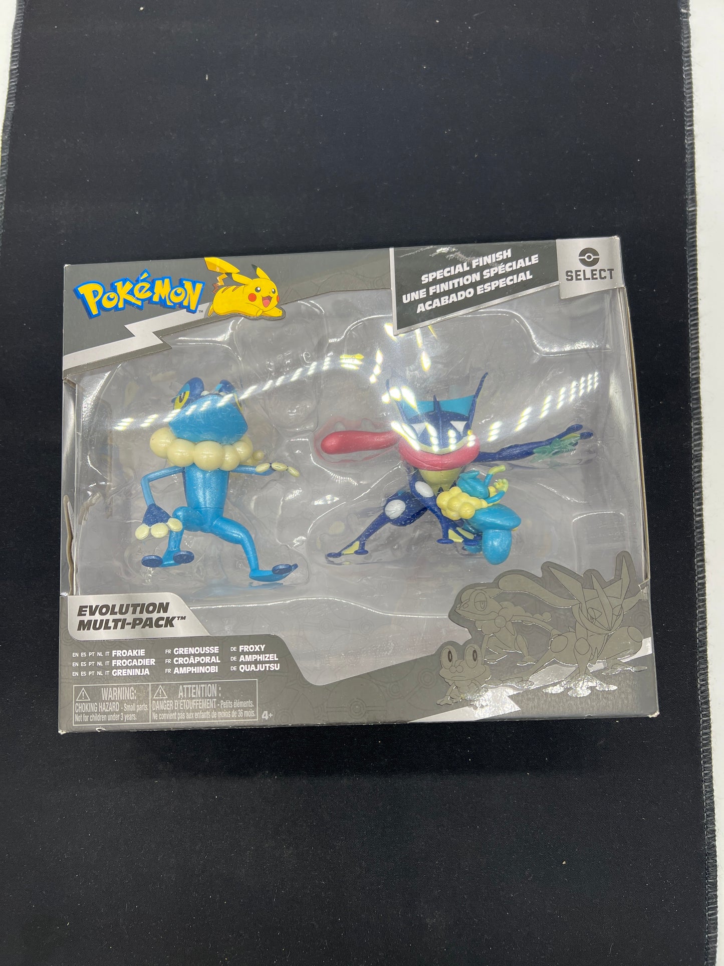 Auction Lot 154: Greninja Special Finish Evolution Multi-Pack Figures
