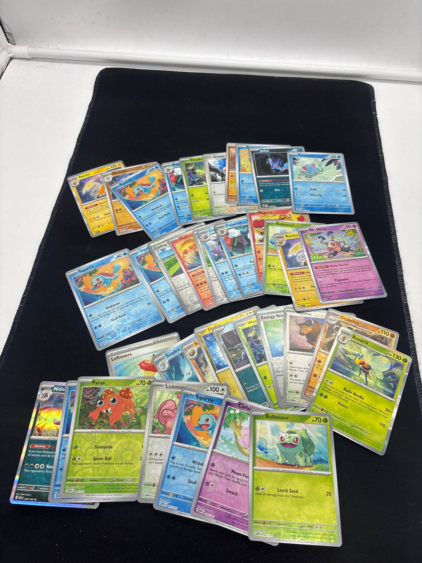 Auction Lot 14: Pokemon Cards SV 151 Reverse Holos Lot Conditions Vary