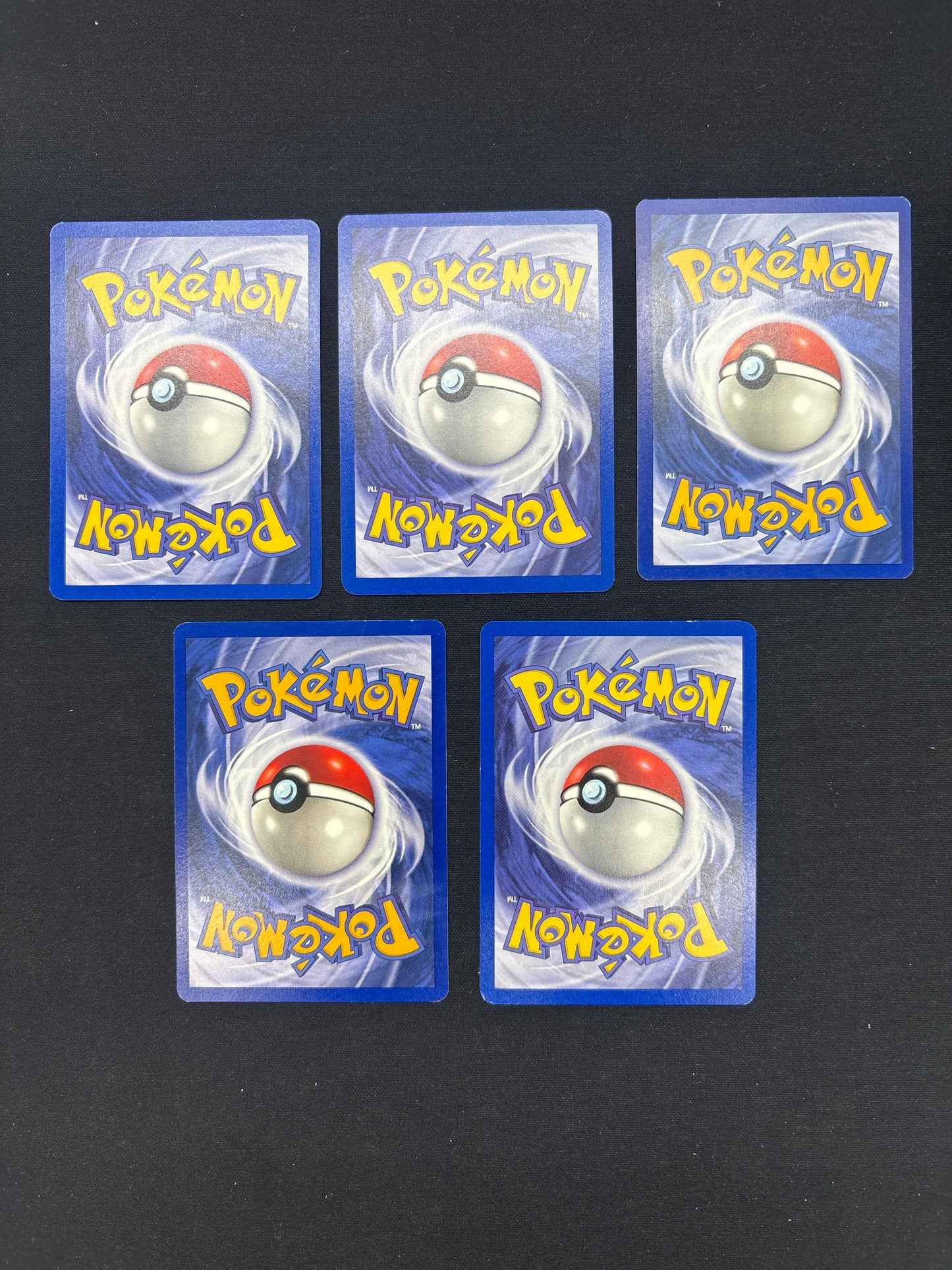 Auction Lot 220: Pokemon Cards Lot of 5 WOTC Water Type Conditions Vary