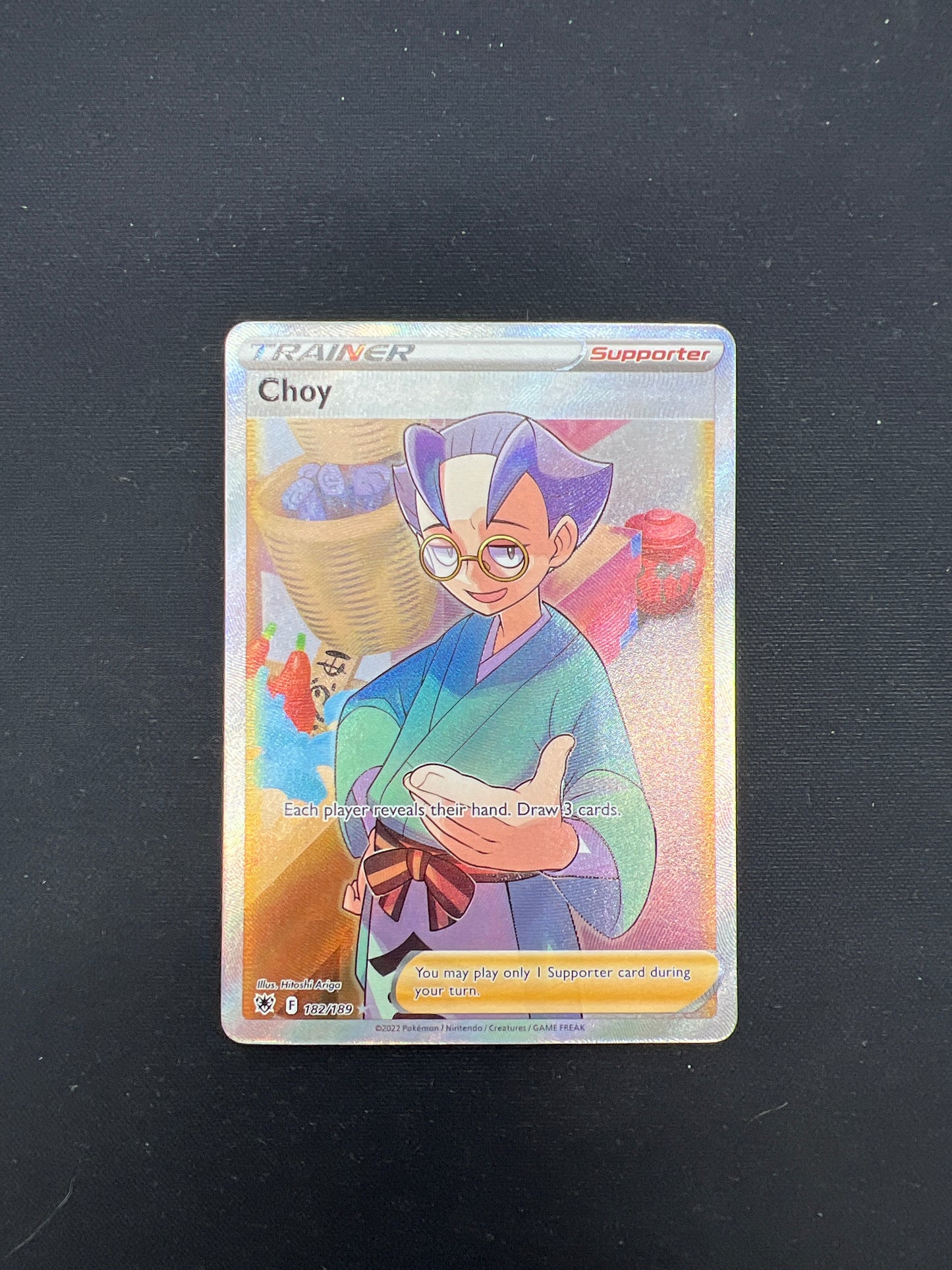 Auction Lot 277: Pokemon Cards Choy Full Art Condition Vary